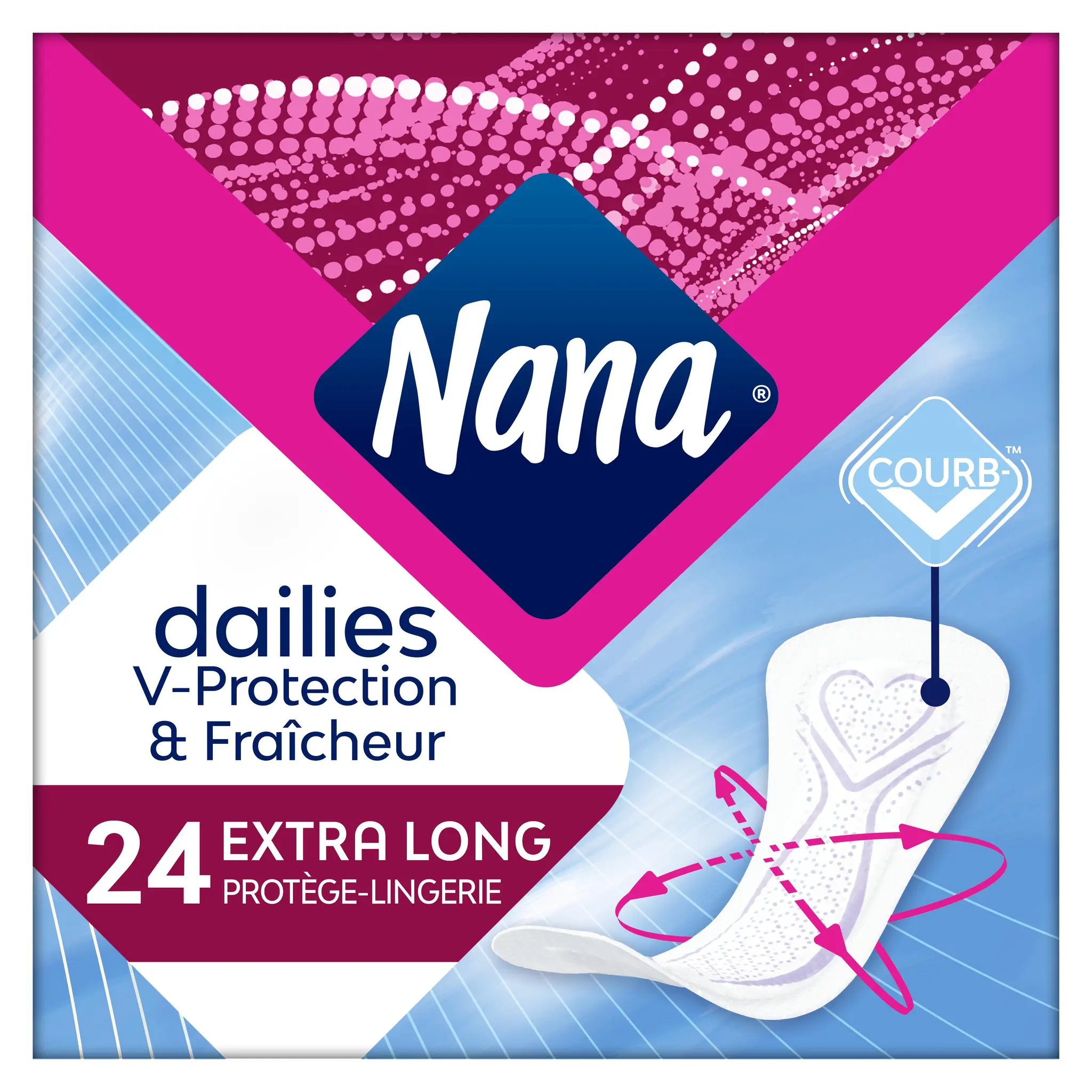 NANA Protège-lingerie fraîcheur extra long