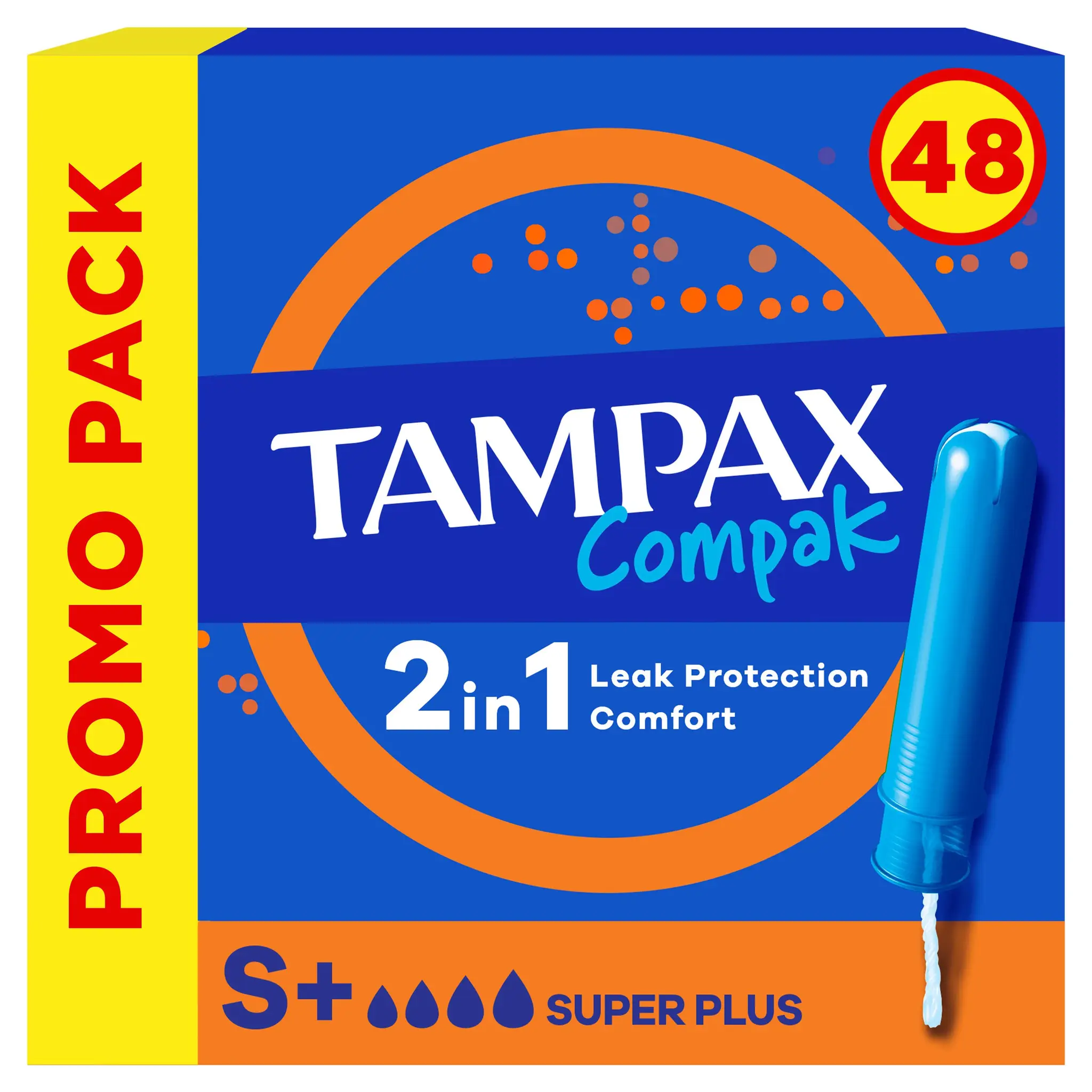 TAMPAX Compak Tampons avec applicateur super plus
