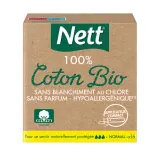 NETT Tampons 100% coton bio avec applicateur normal