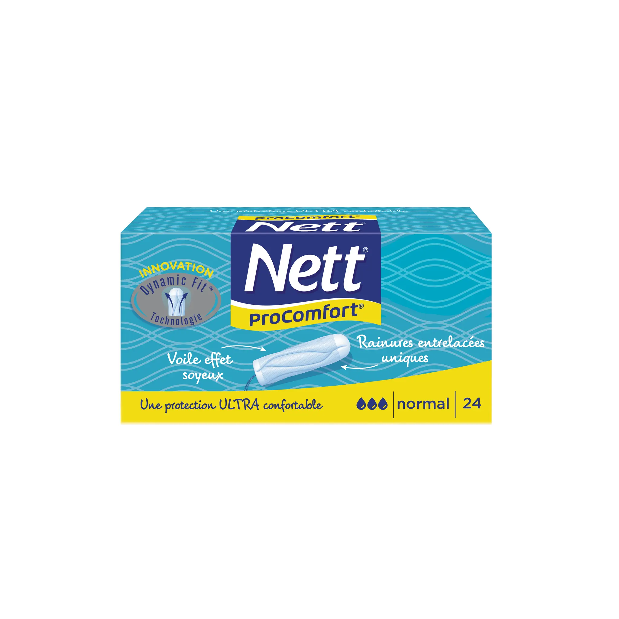 NETT ProComfort Tampons hypoallergéniques sans applicateur normal