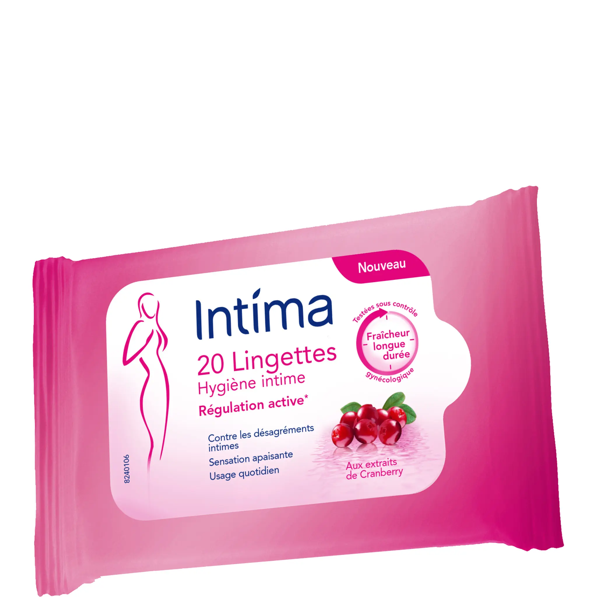 INTIMA Lingettes hygiène intime fraîcheur longue durée