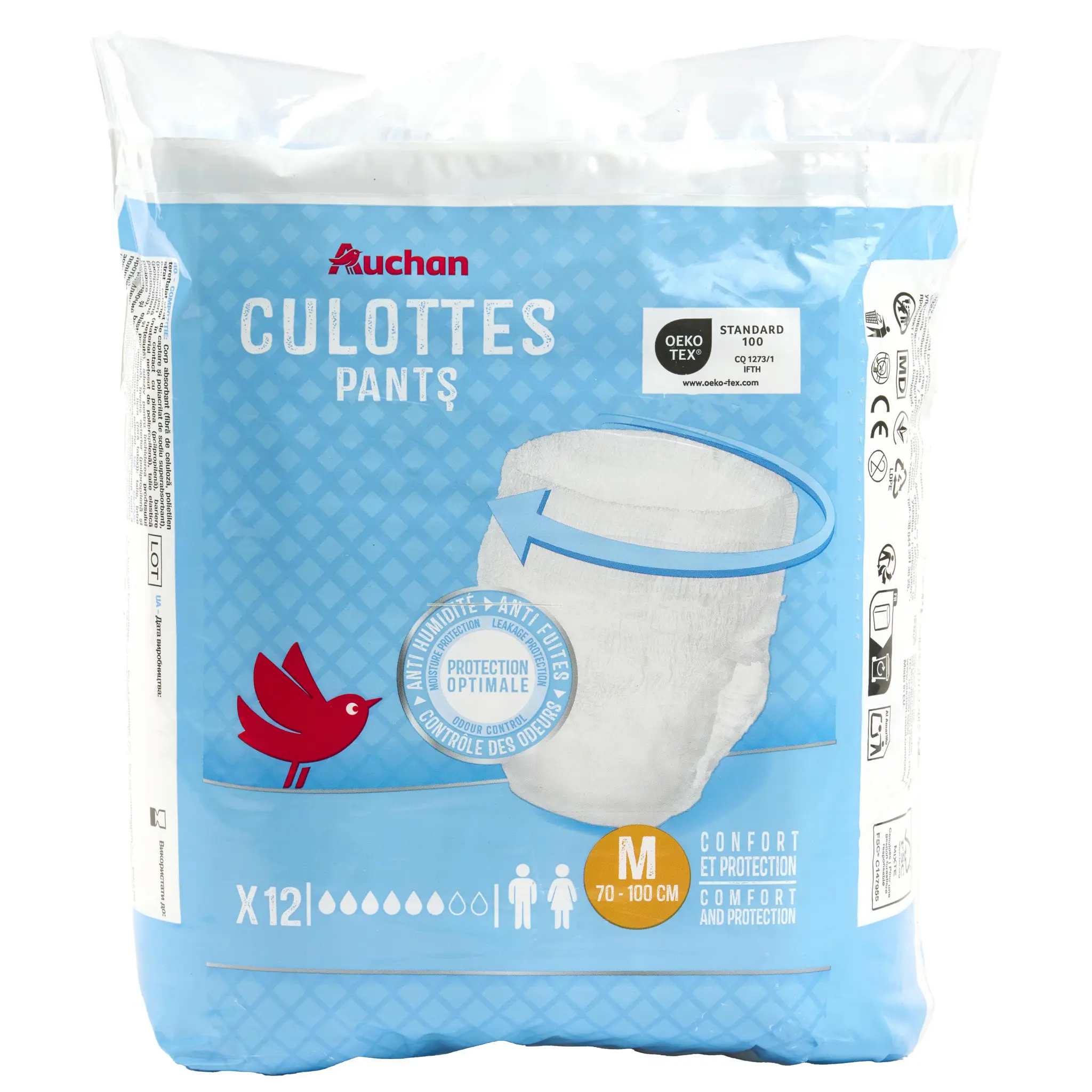 AUCHAN Culottes incontinence taille M