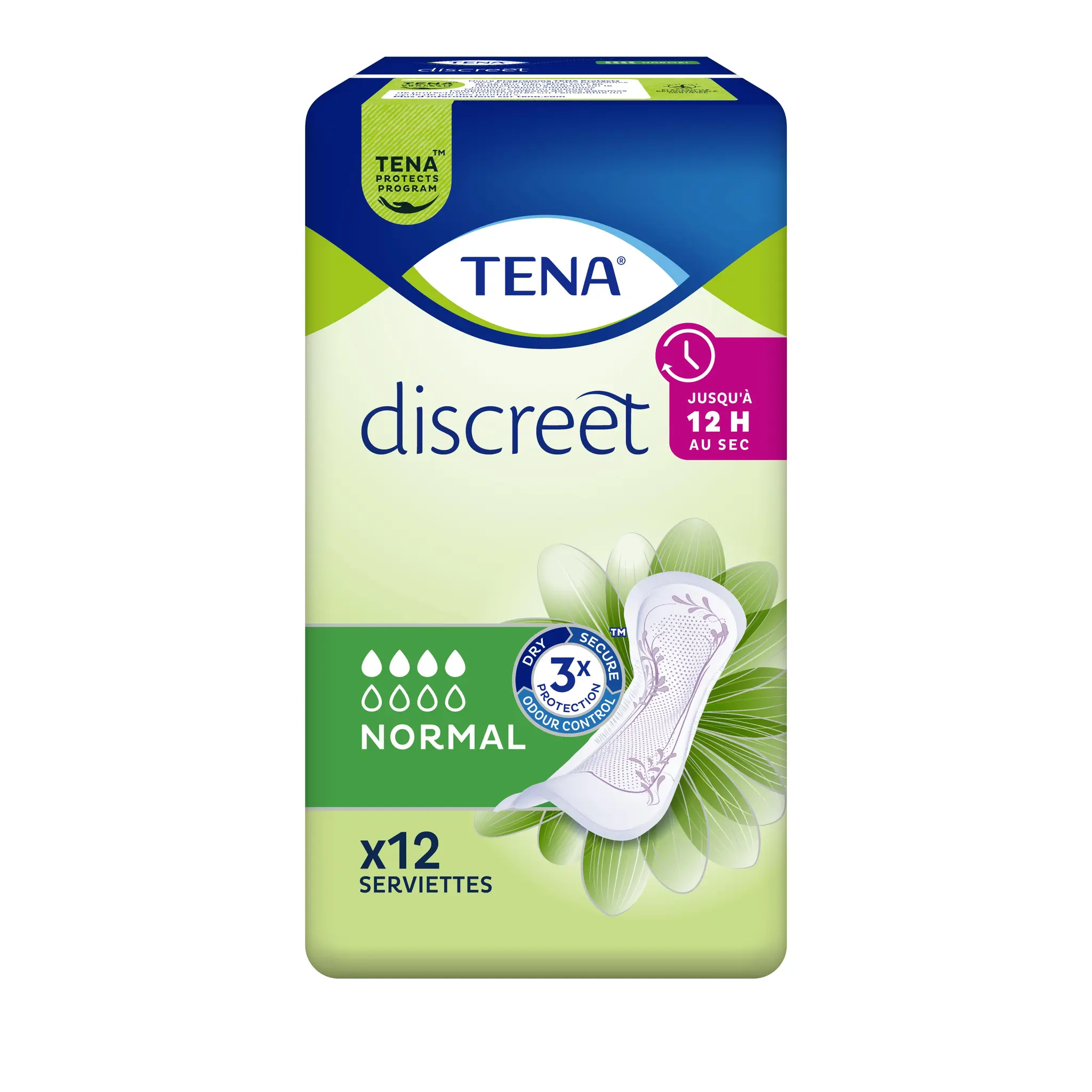 TENA Discreet Serviettes hygiénique incontinence normal