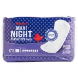 AUCHAN Maxi night serviettes hygiéniques sans ailettes