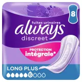 ALWAYS Discreet Serviettes pour fuites urinaires long plus