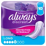 ALWAYS Discreet serviettes fuites urinaires long