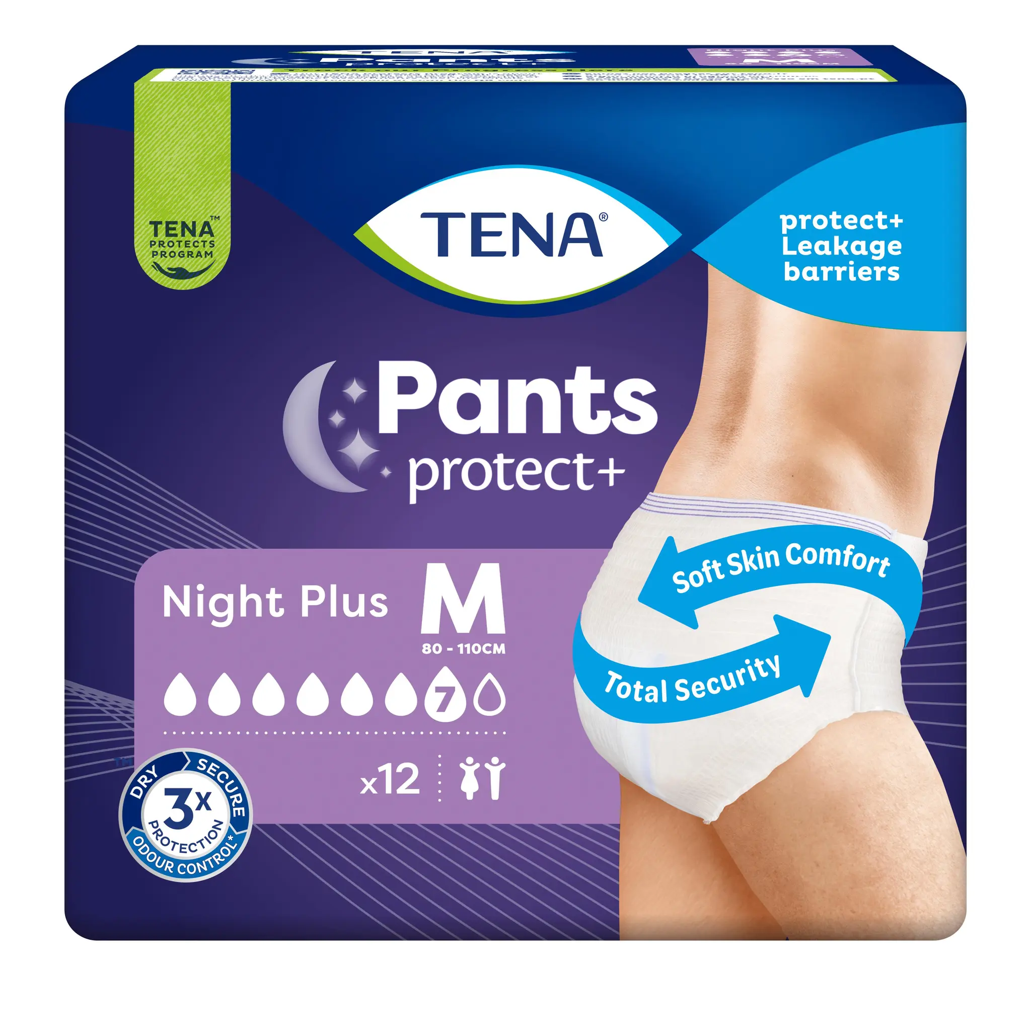 TENA Pants protect+ night plus taille M