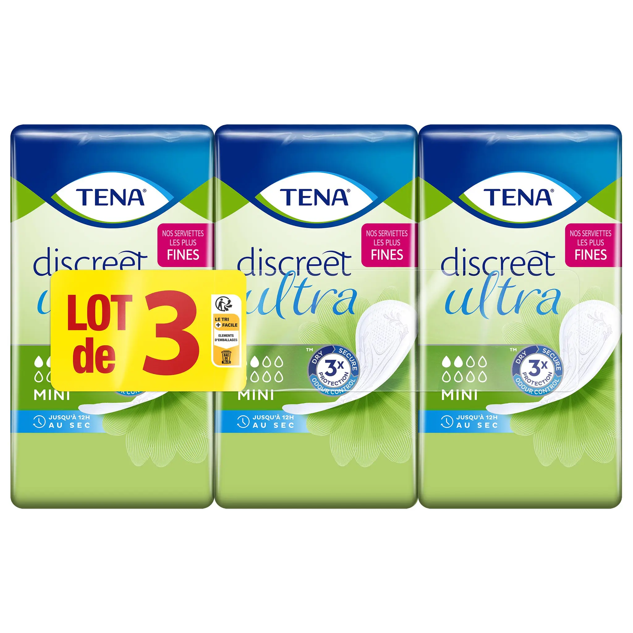 TENA Discreet serviettes hygiéniques ultra mini