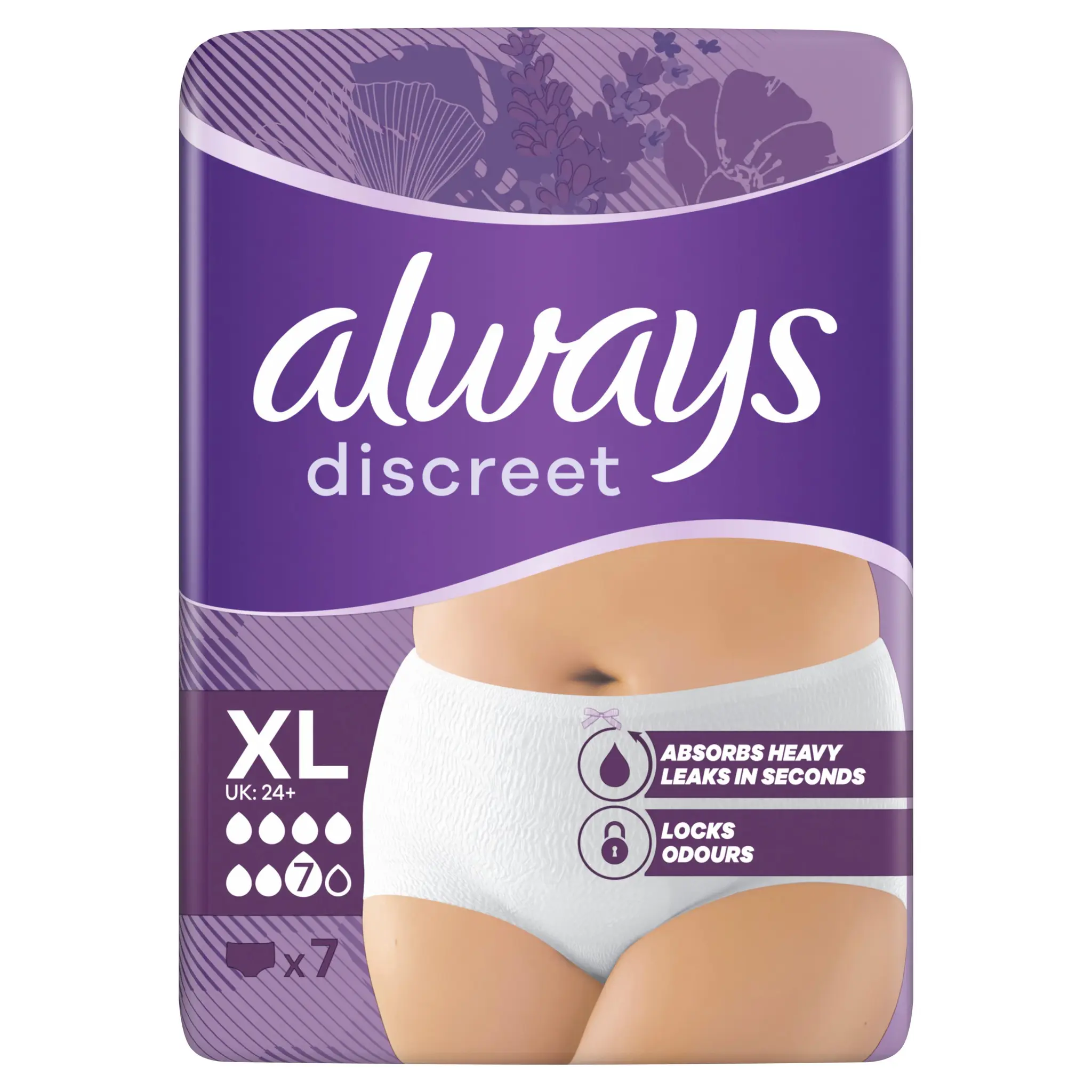 ALWAYS Discreet culottes incontinence taille XL