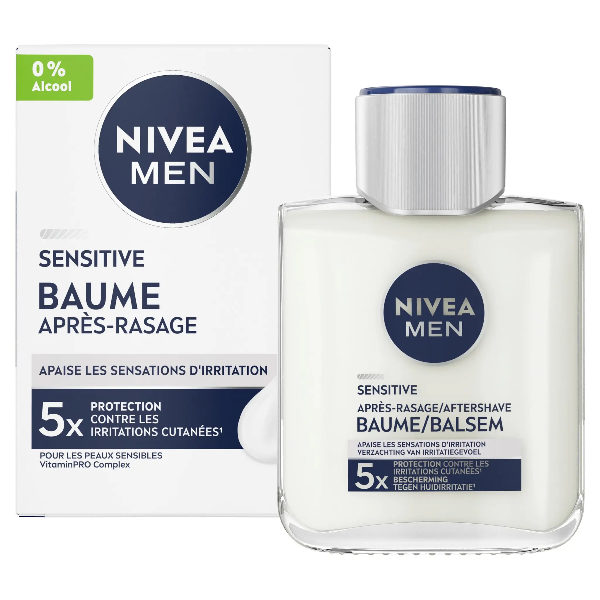 NIVEA MEN Baume après-rasage anti-irritation peaux sensibles