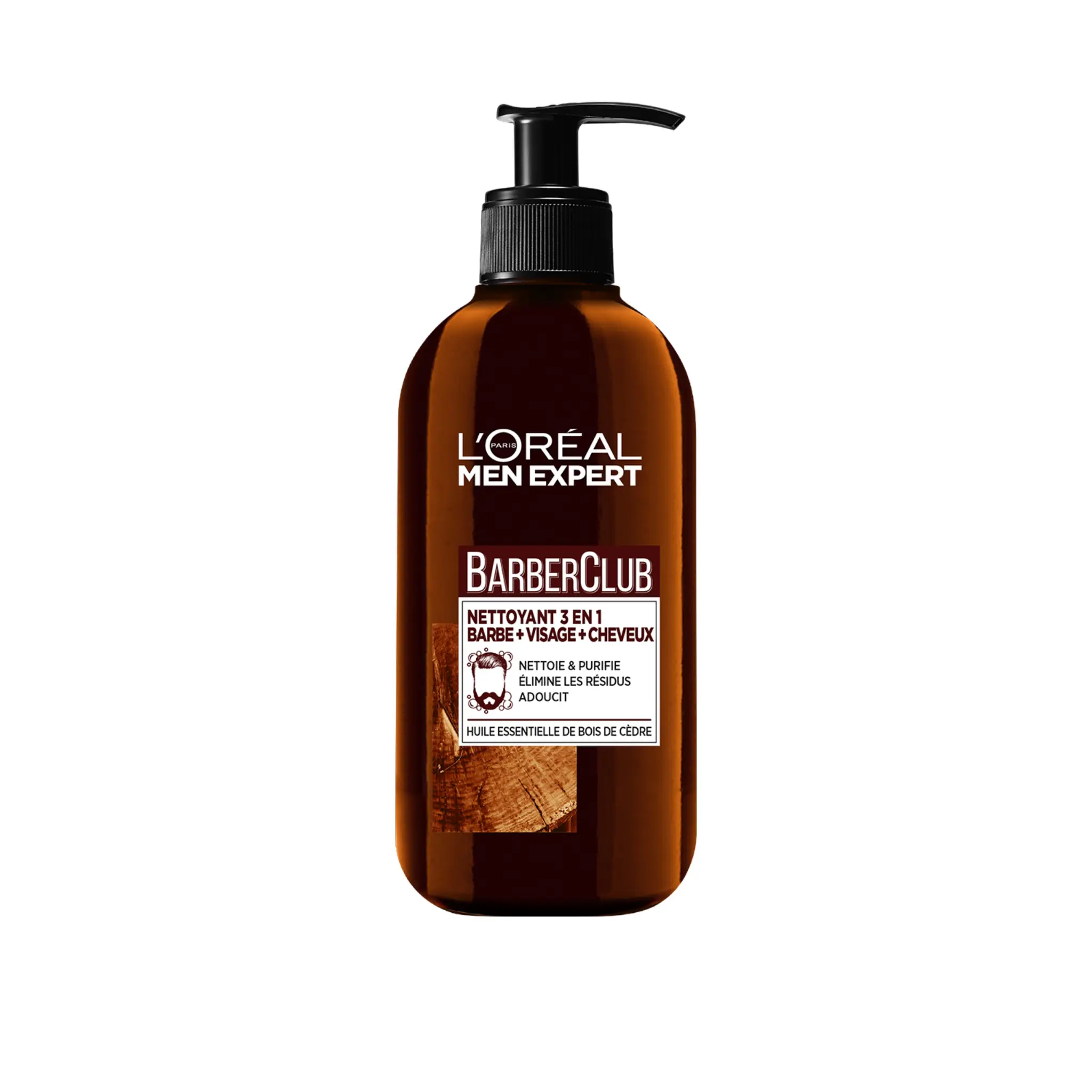 L'OREAL Men Expert Barber Club nettoyant 3en1 barbe visage et cheveux