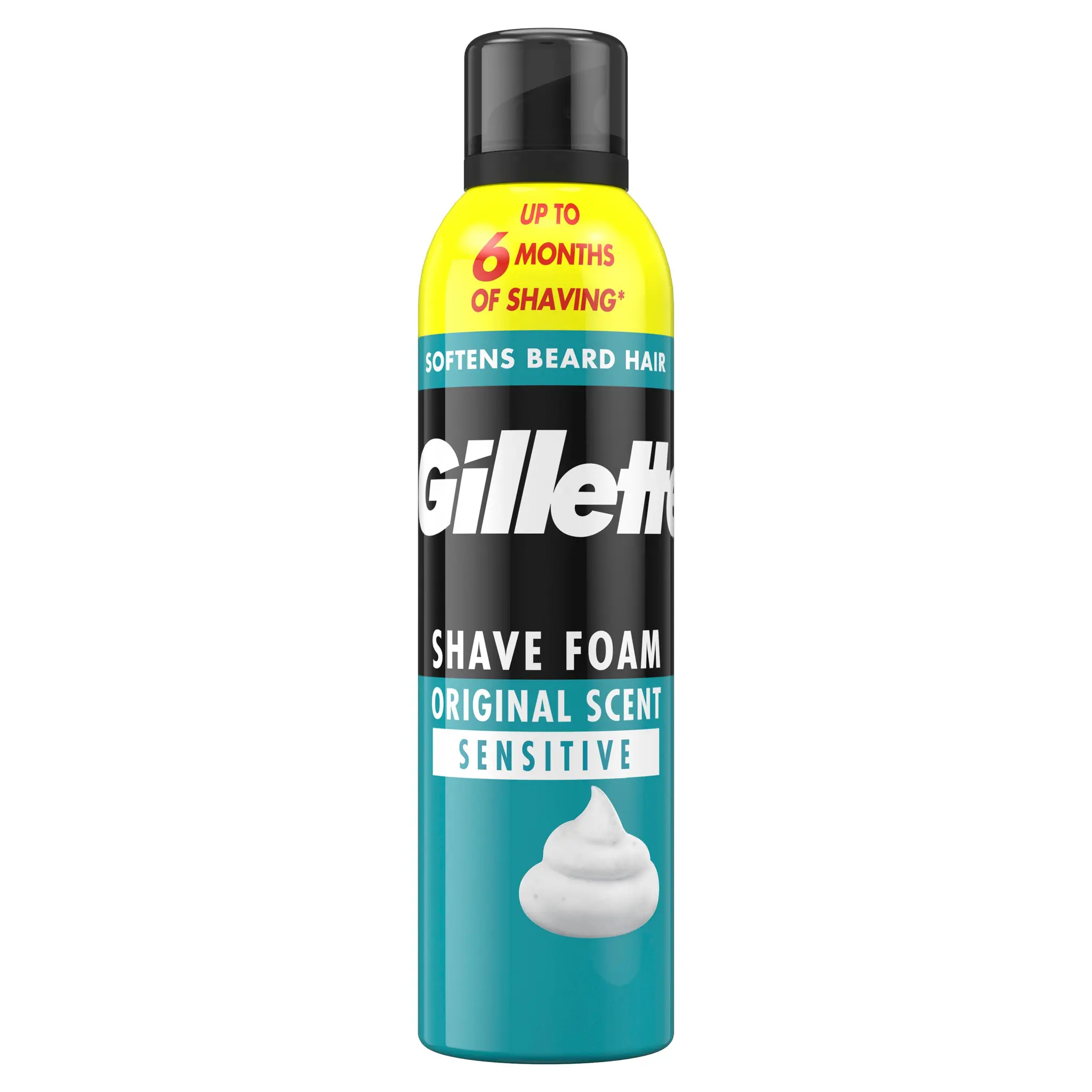 GILLETTE Mousse à raser sensitive