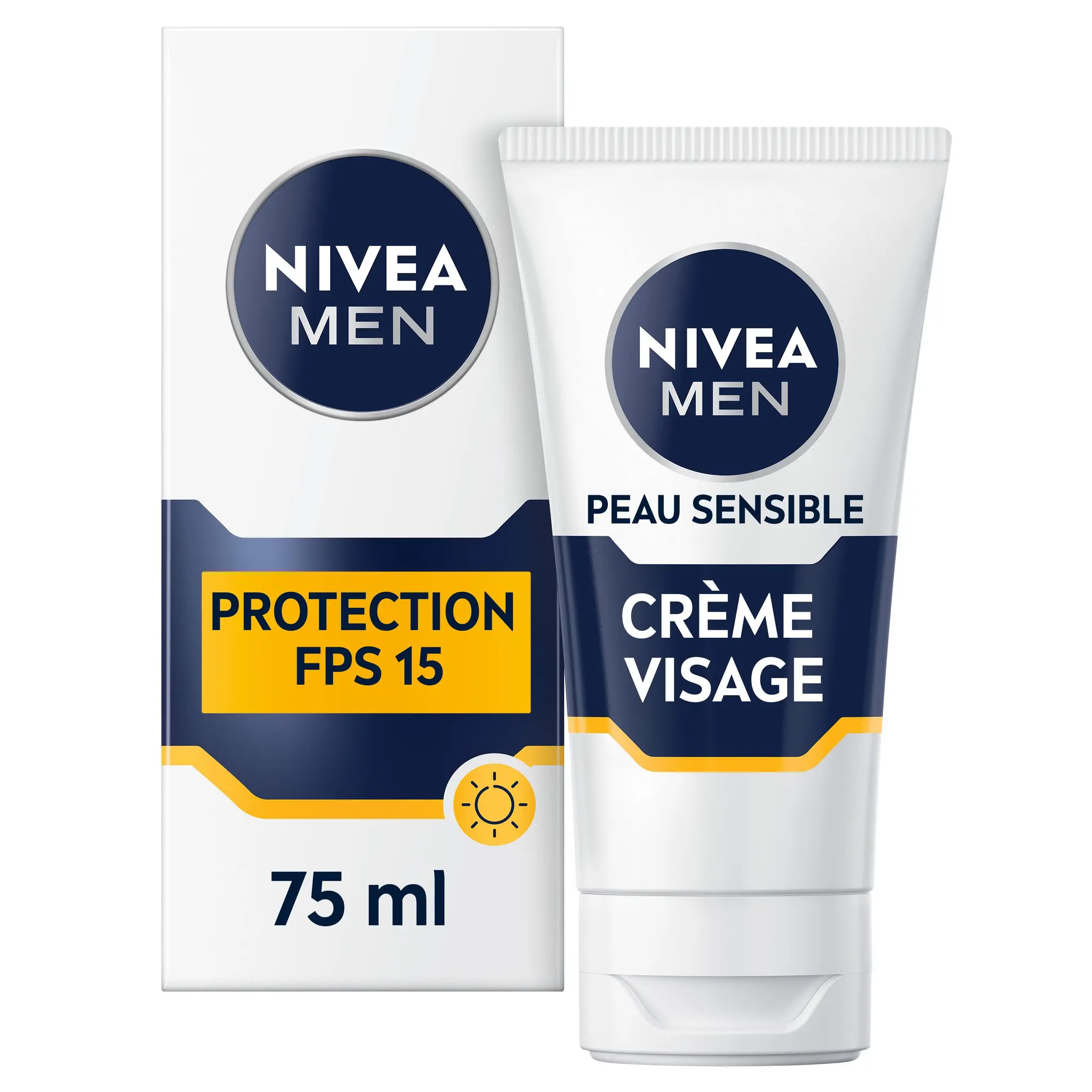 NIVEA MEN Crème visage FPS 15 peaux sensibles