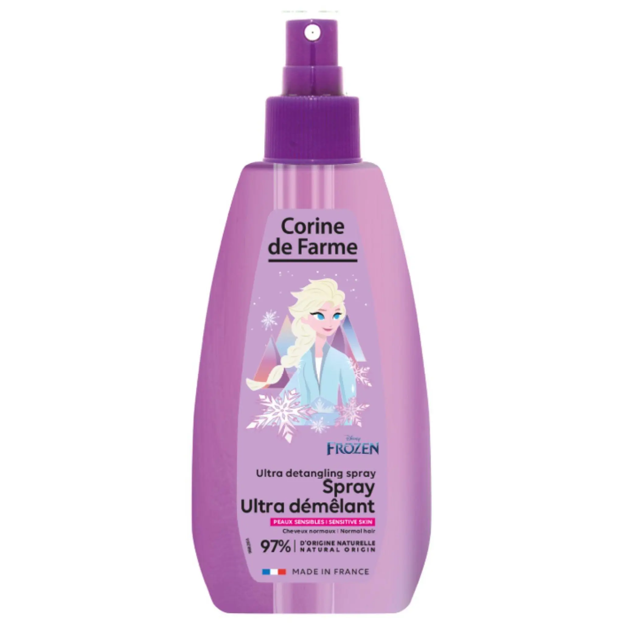 CORINE DE FARME Spray Ultra démêlant cheveux normaux & peaux sensibles Reine des Neiges