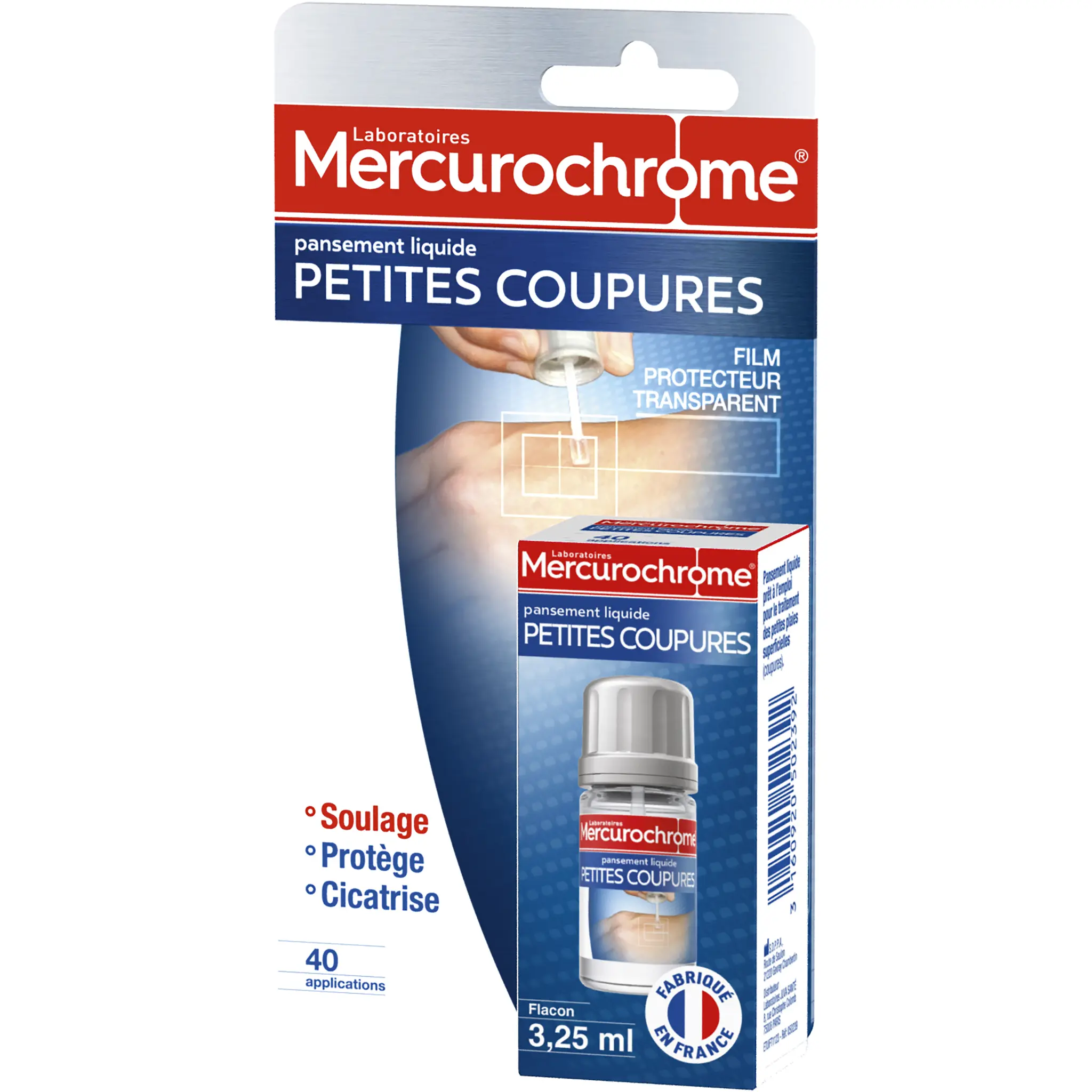 MERCUROCHROME Pansement liquide petites coupures