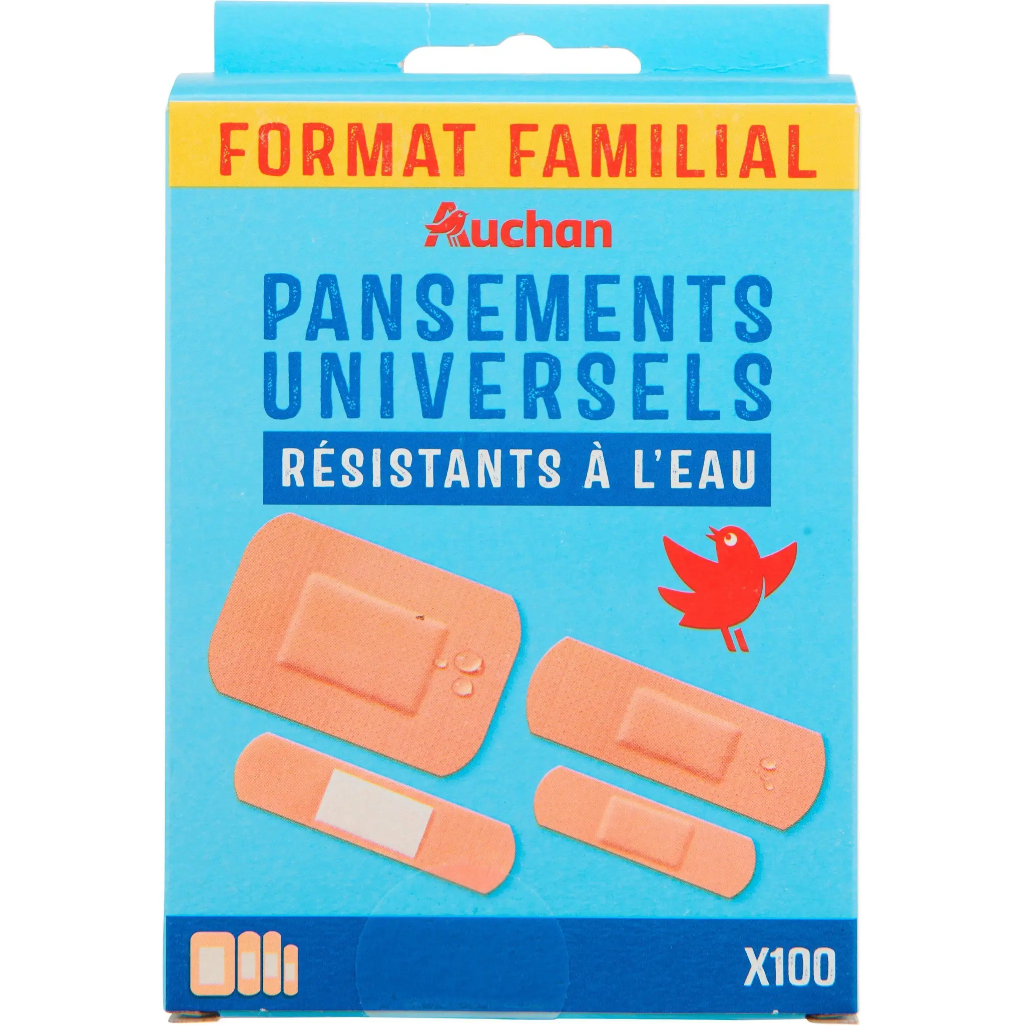 AUCHAN Pansements multi-tailles