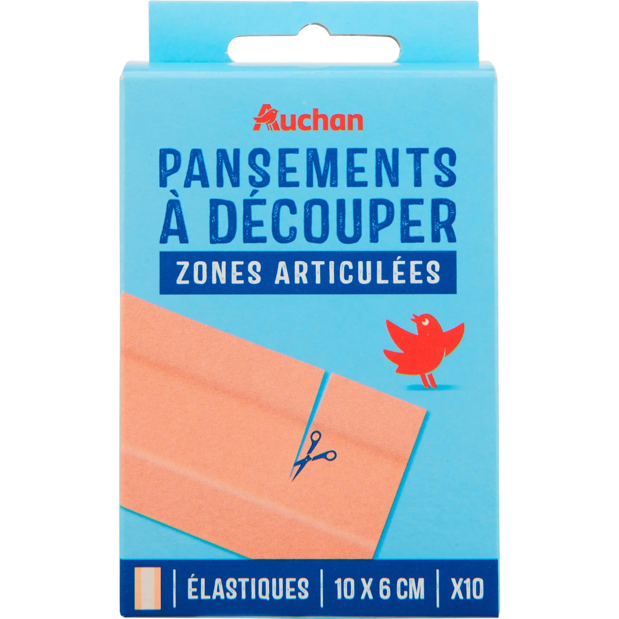 AUCHAN Pansements élastiques à découper