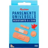 AUCHAN Pansements multi usages 4 tailles