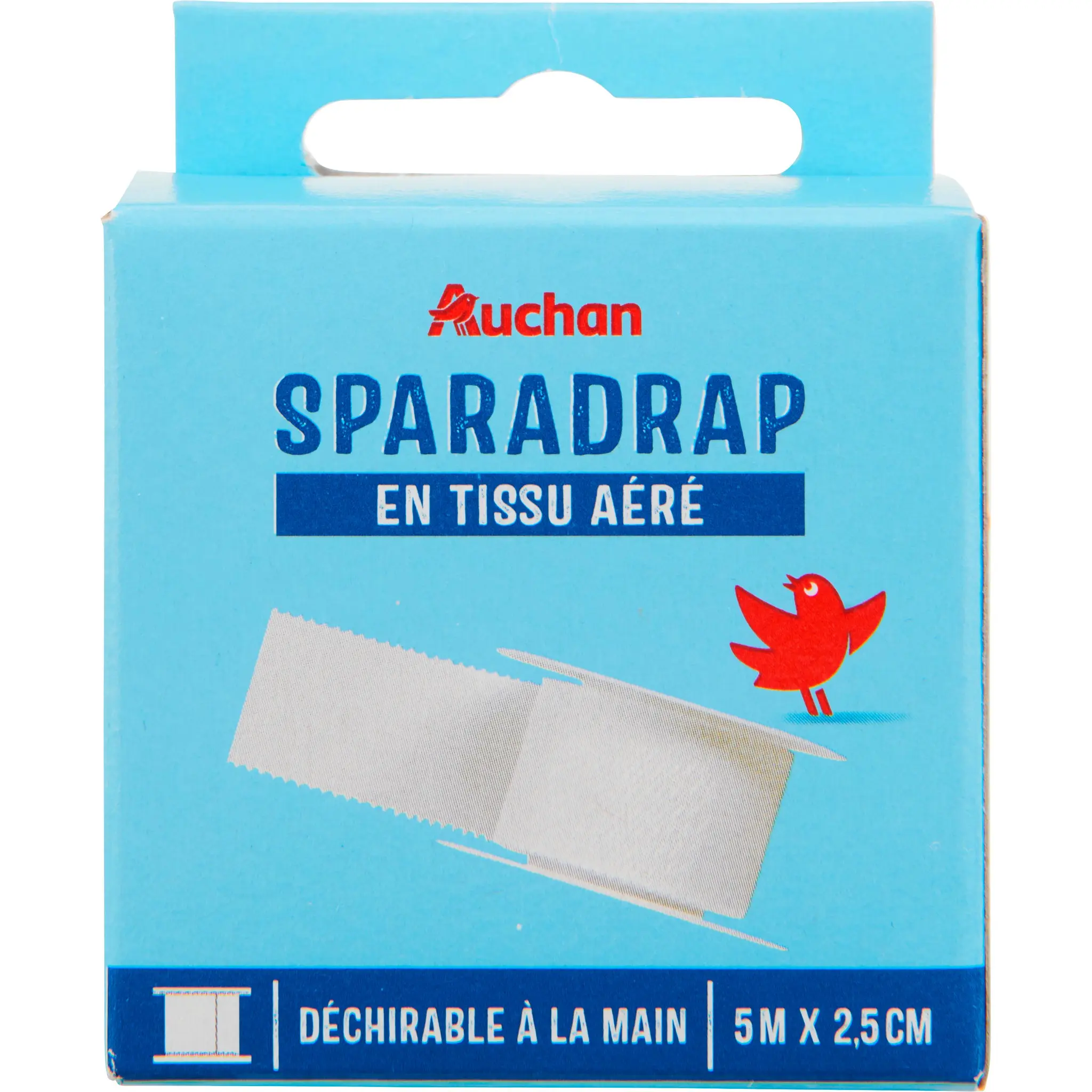 AUCHAN Sparadrap en tissu aéré