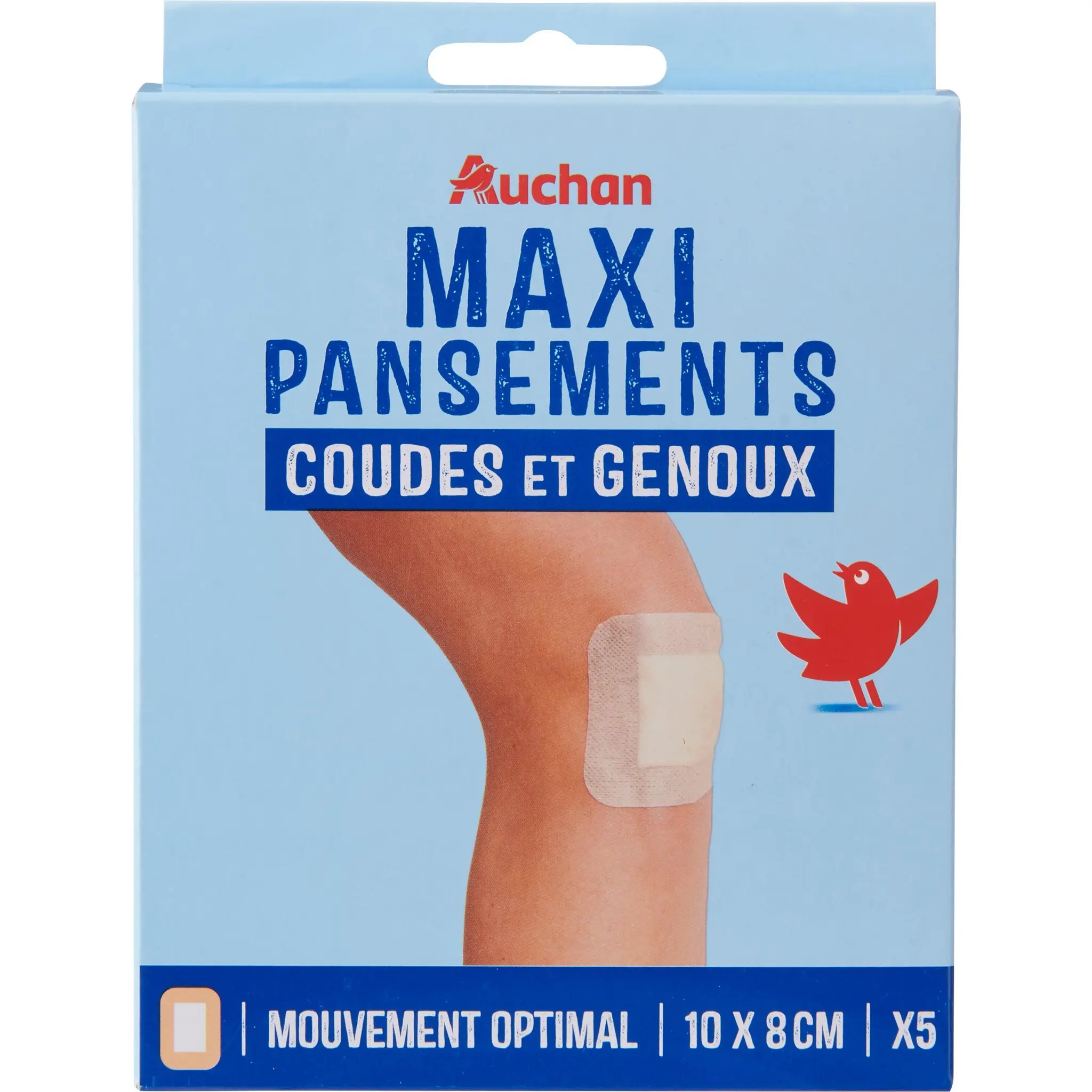 AUCHAN Maxi pansements pour coudes et genoux