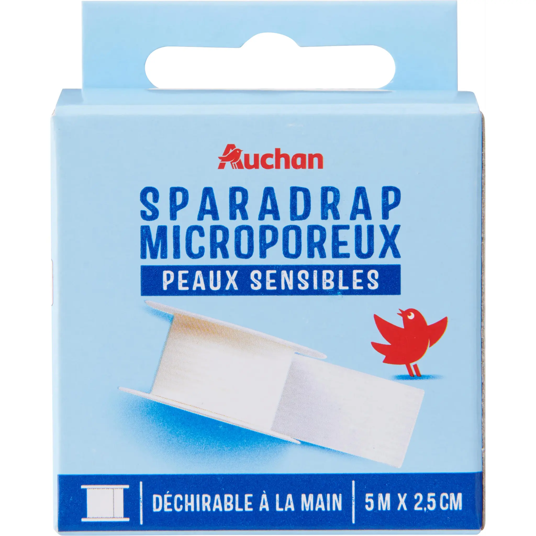 AUCHAN Sparadrap microporeux peaux sensibles