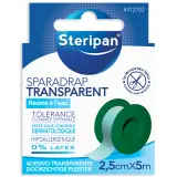 STERIPAN Sparadrap transparent résistant à l'eau 5mx2.5cm