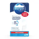 STERIPAN Pansement universel transparent résiste à l'eau