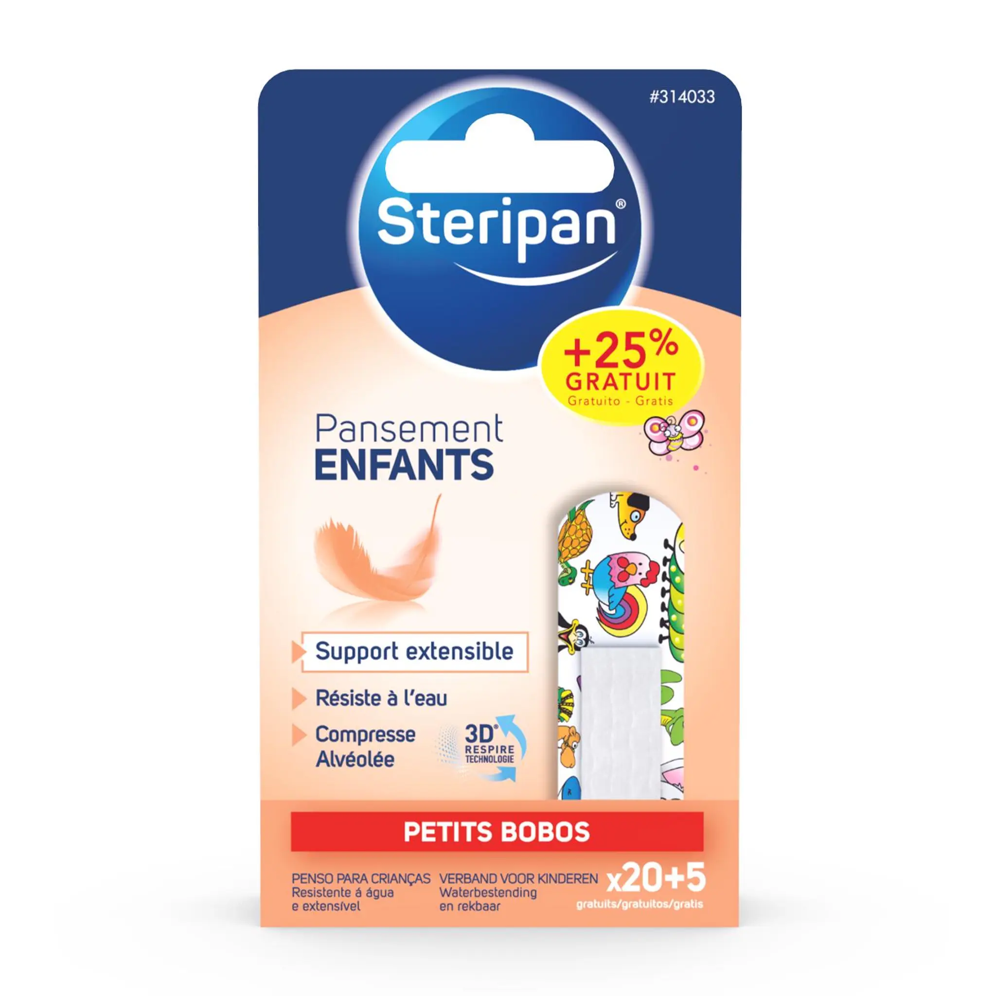 STERIPAN Pansement enfants petits bobos