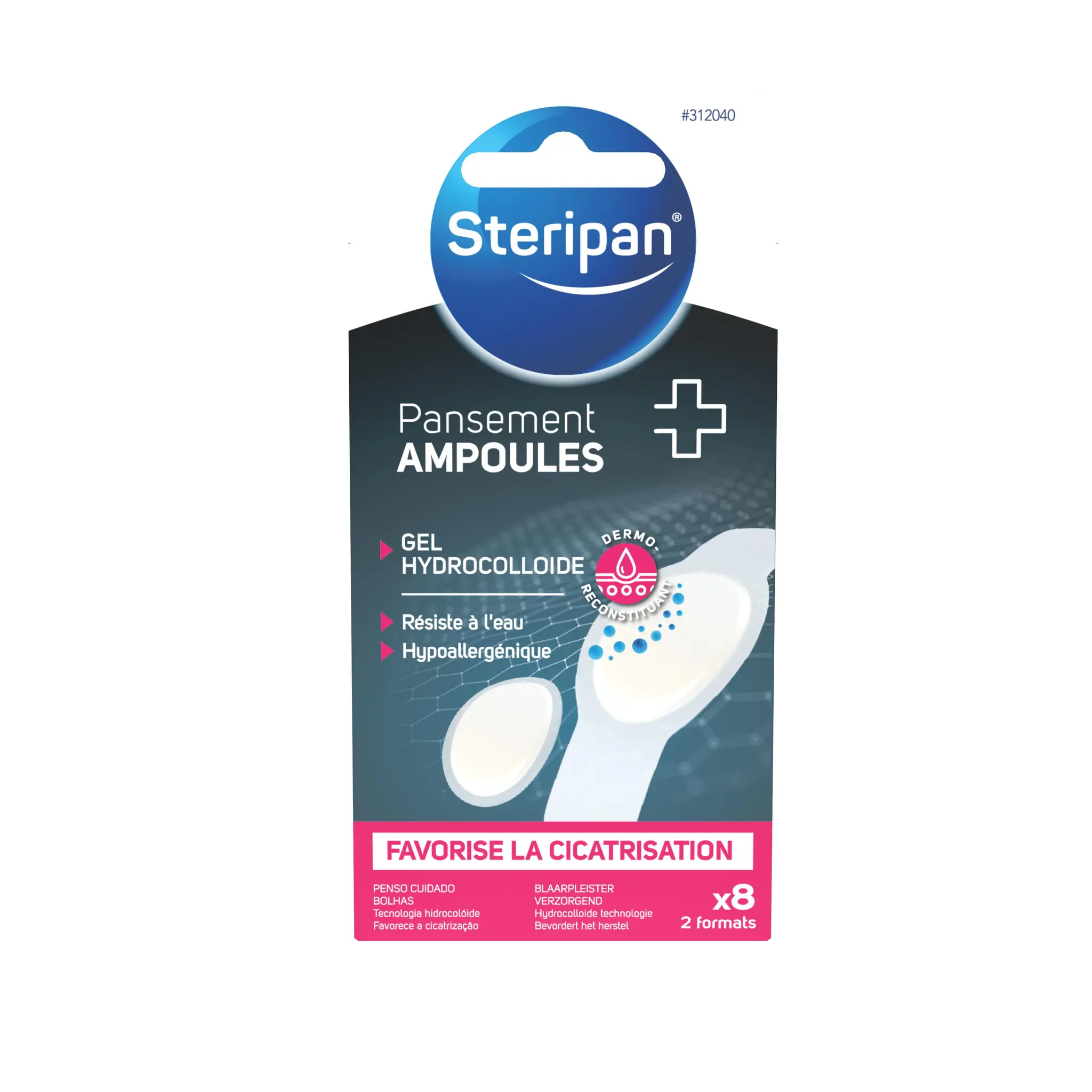 STERIPAN Pansement ampoules au gel hydrocolloide