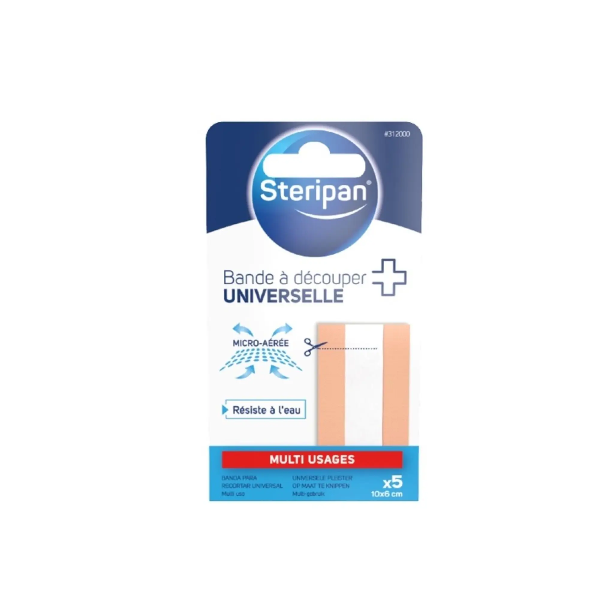 STERIPAN Bande à découper universelle résistante à l'eau