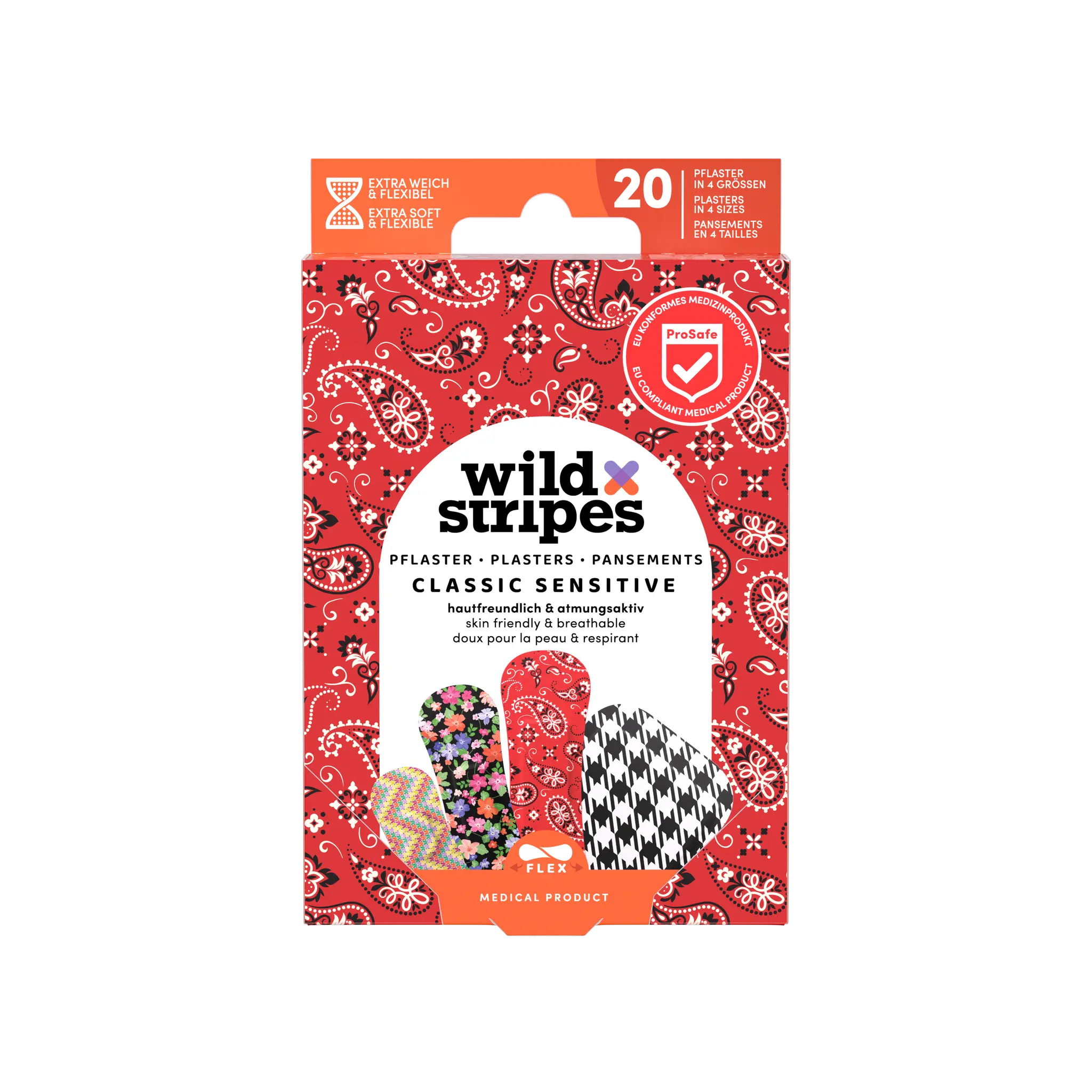 WILD STRIPES Pansements à motifs
