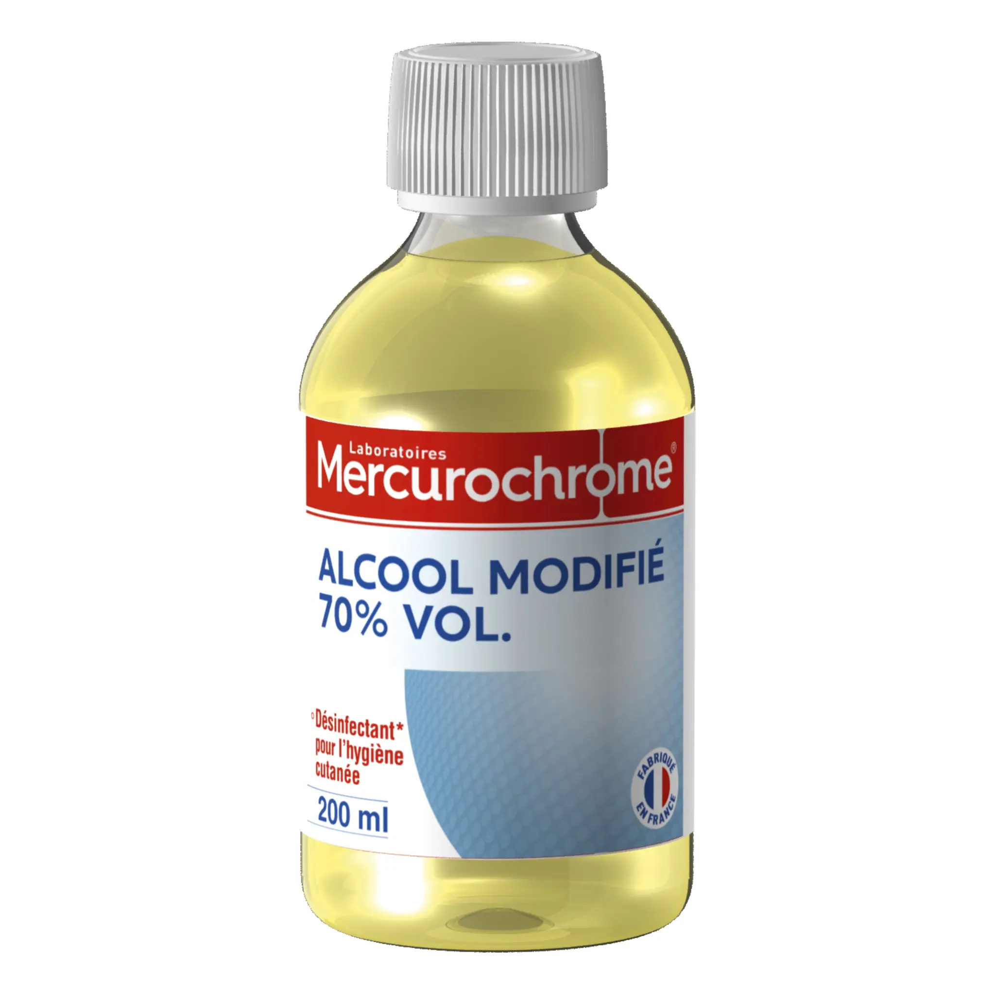 MERCUROCHROME Alcool modifié à 70%