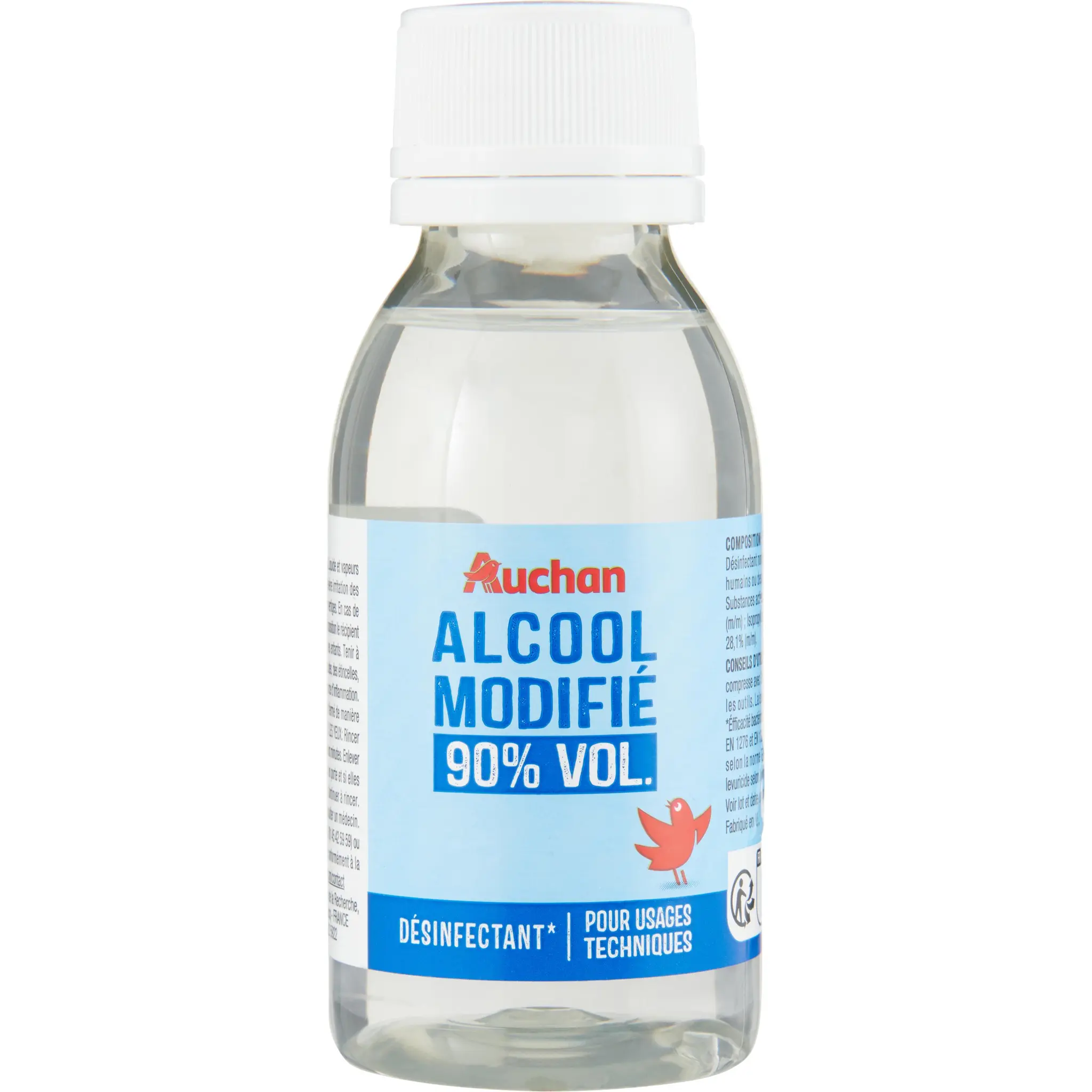 AUCHAN Alcool modifié 90°