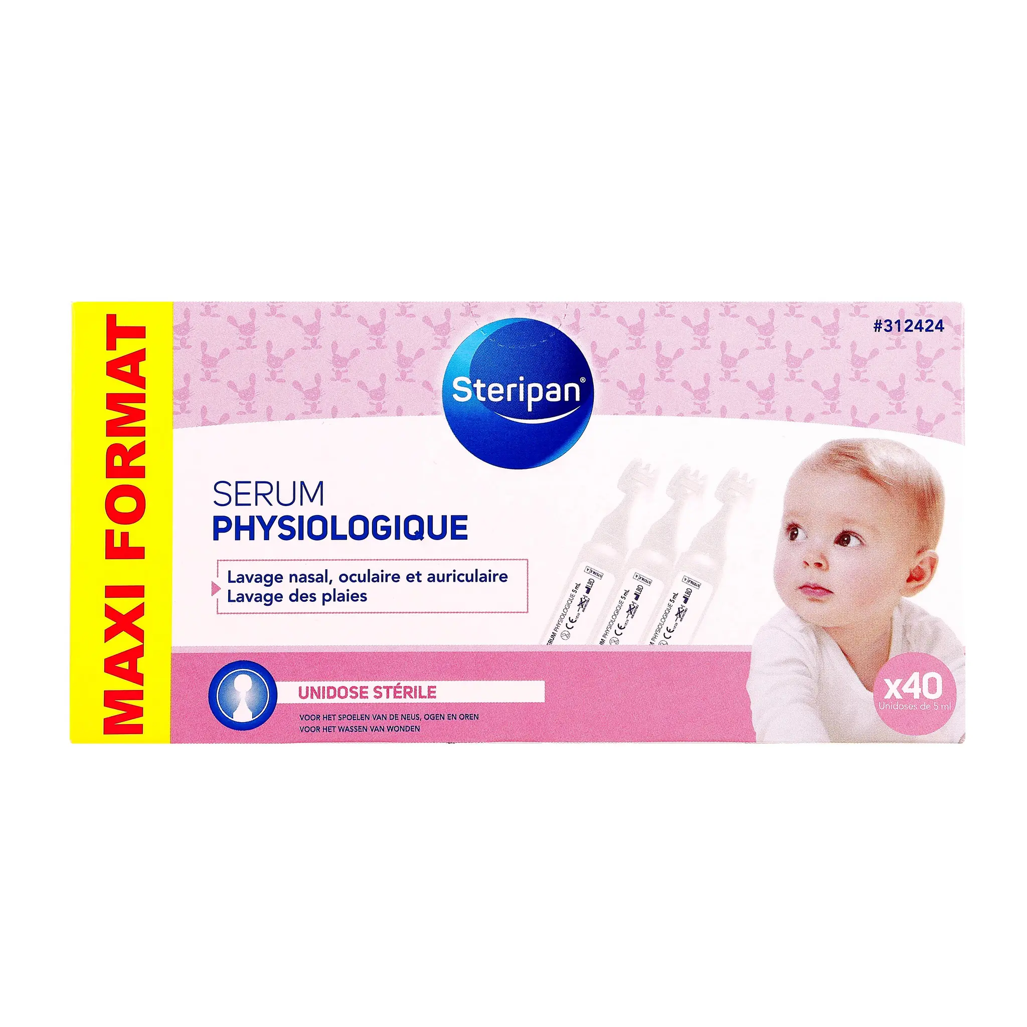 STERIPAN Sérum physiologique unidoses