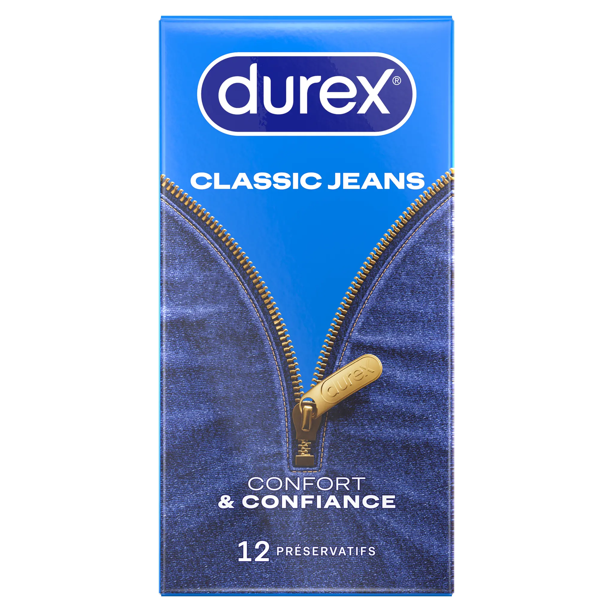 DUREX Classic Jeans préservatifs confort et confiance