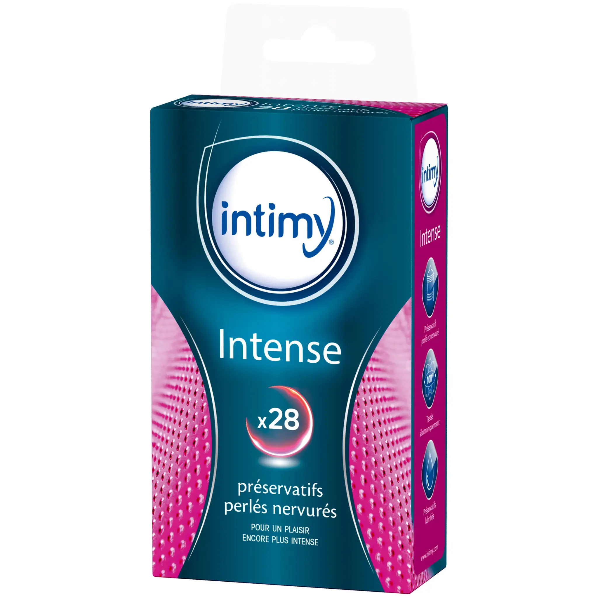 INTIMY Préservatifs intense perlés nervurés
