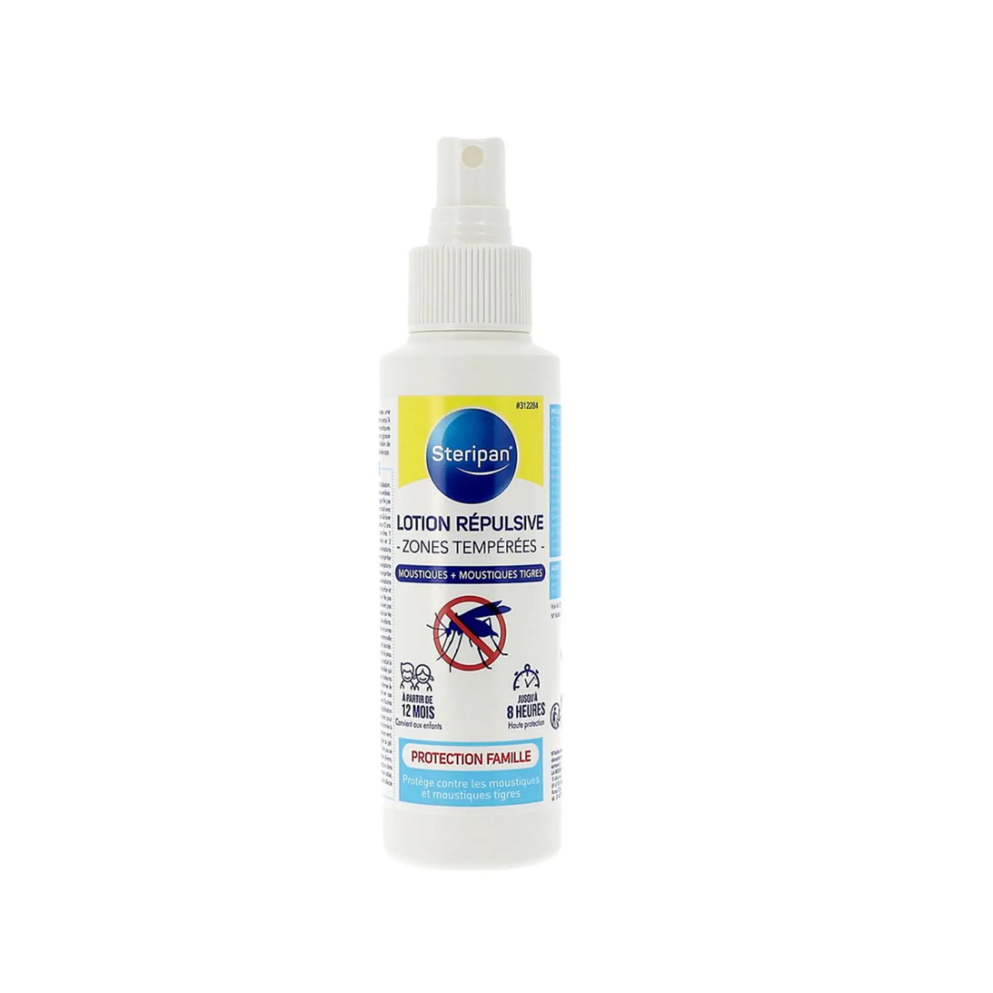 STERIPAN Lotion répulsive zones tempérées moustiques moustiques tigres
