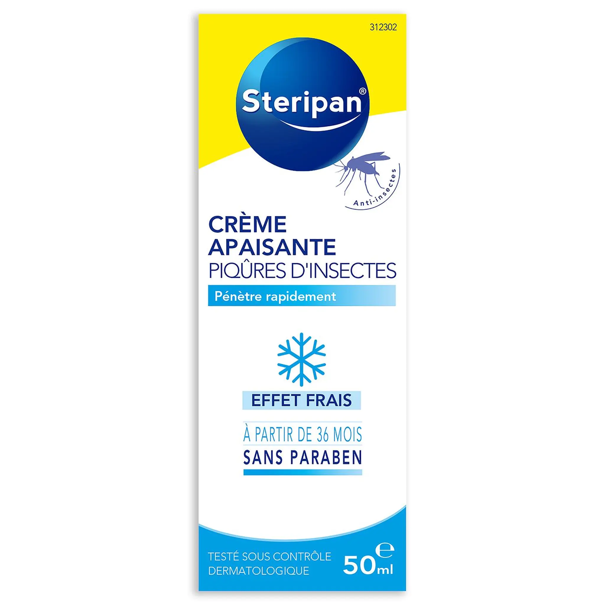 STERIPAN Crème apaisante piqûres d'insectes effet frais