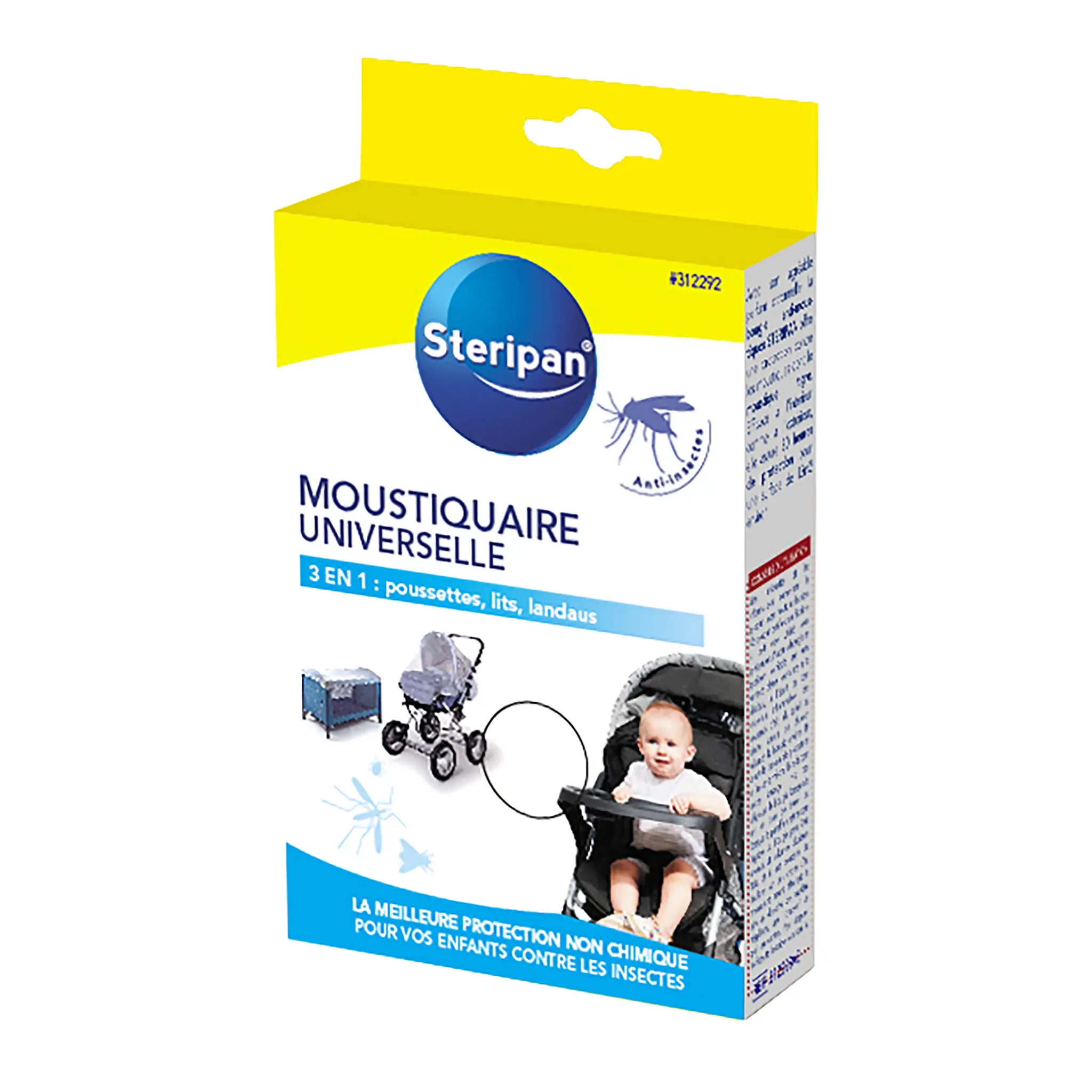 STERIPAN Moustiquaire universelle 3en1