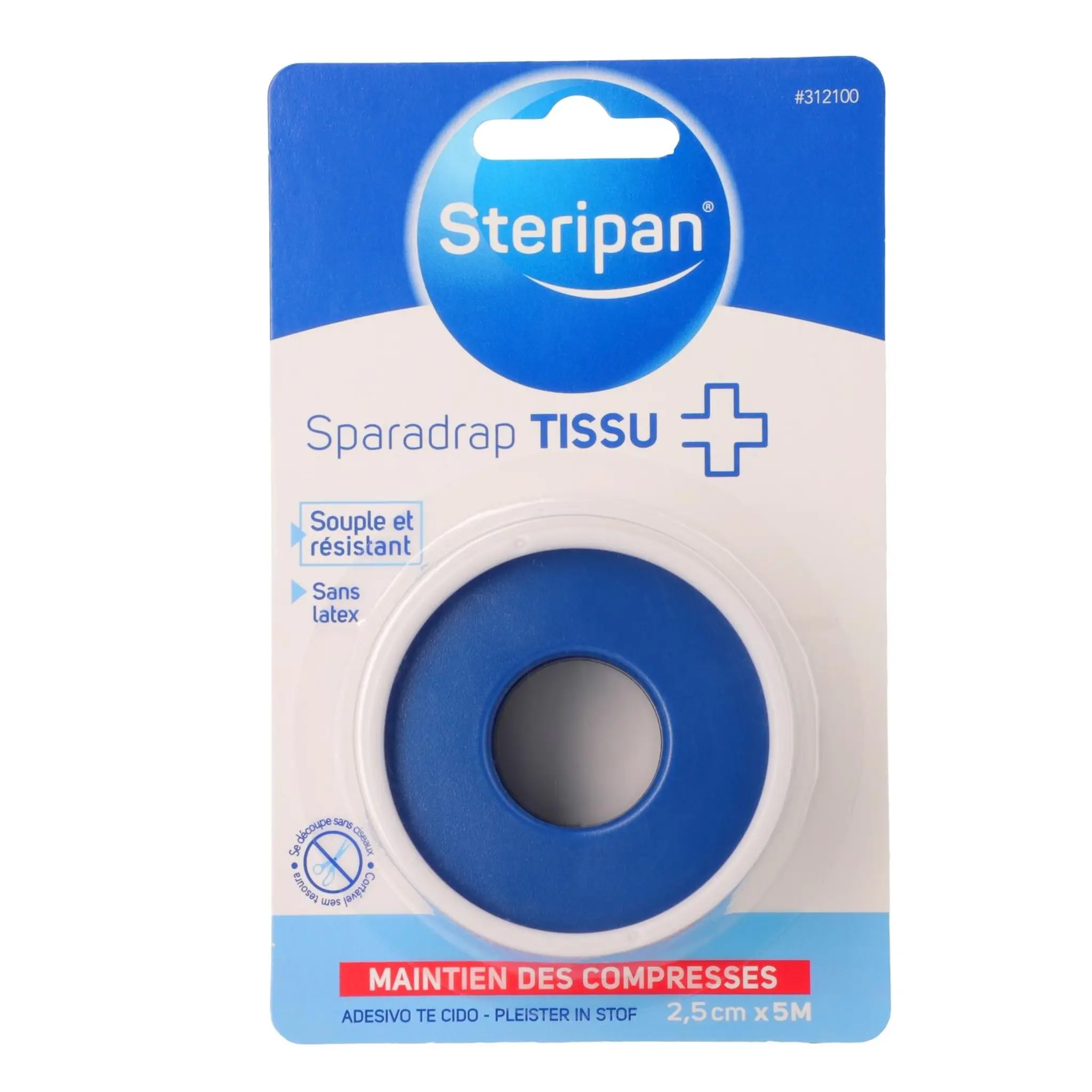 STERIPAN Sparadrap tissu souple et résistant