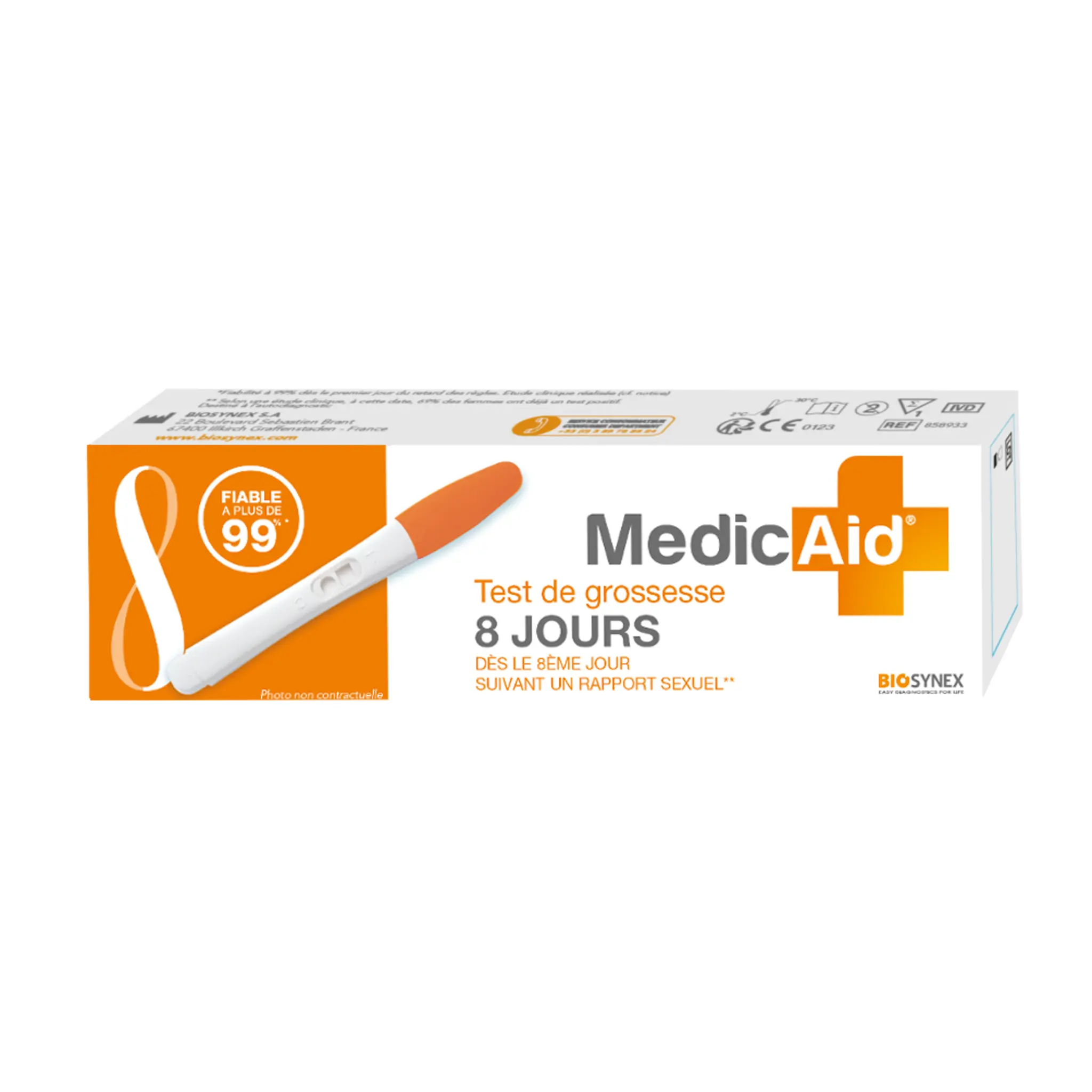 MEDIC AID Test de grossesse 8 jours