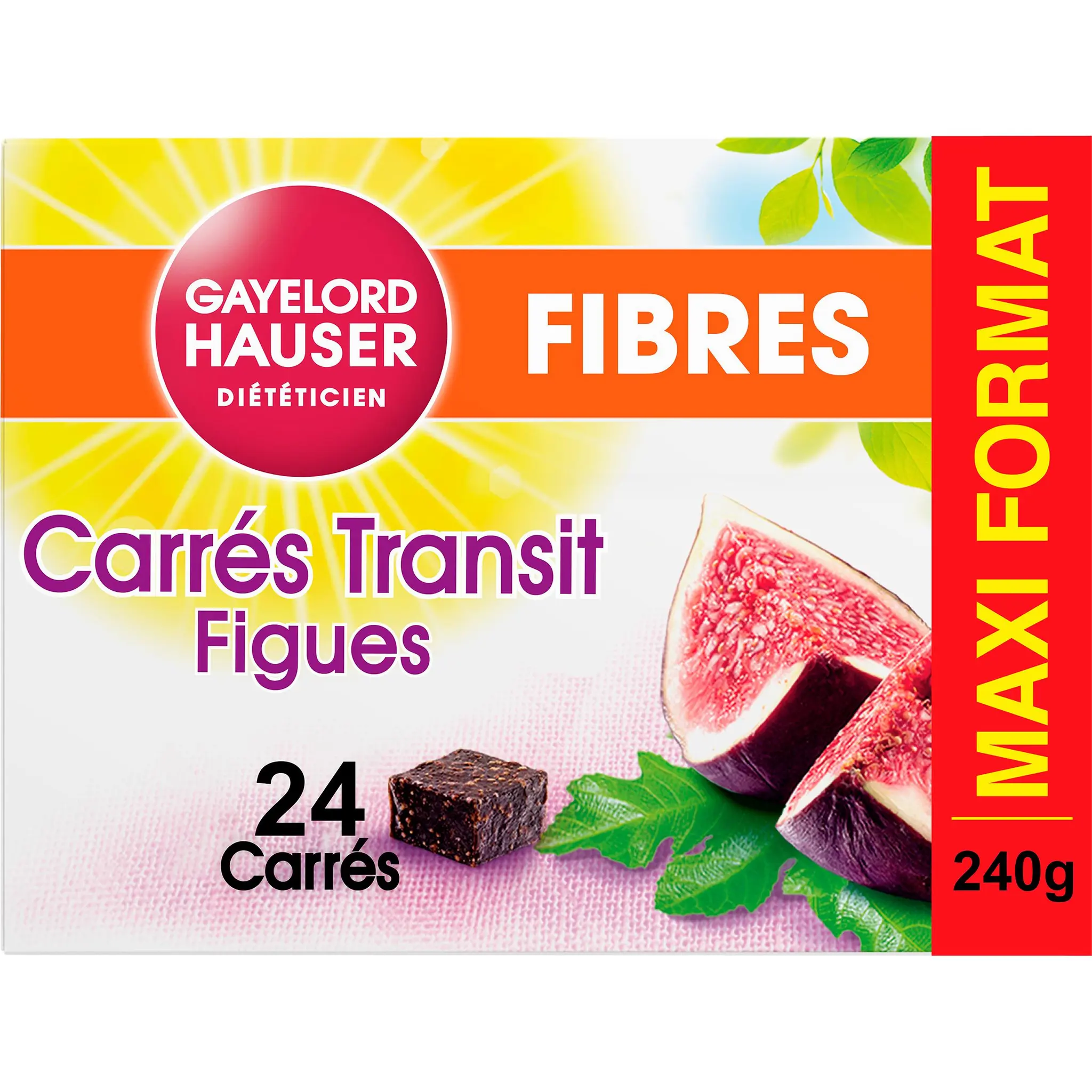 GAYELORD HAUSER Carrés transit figues et fibres