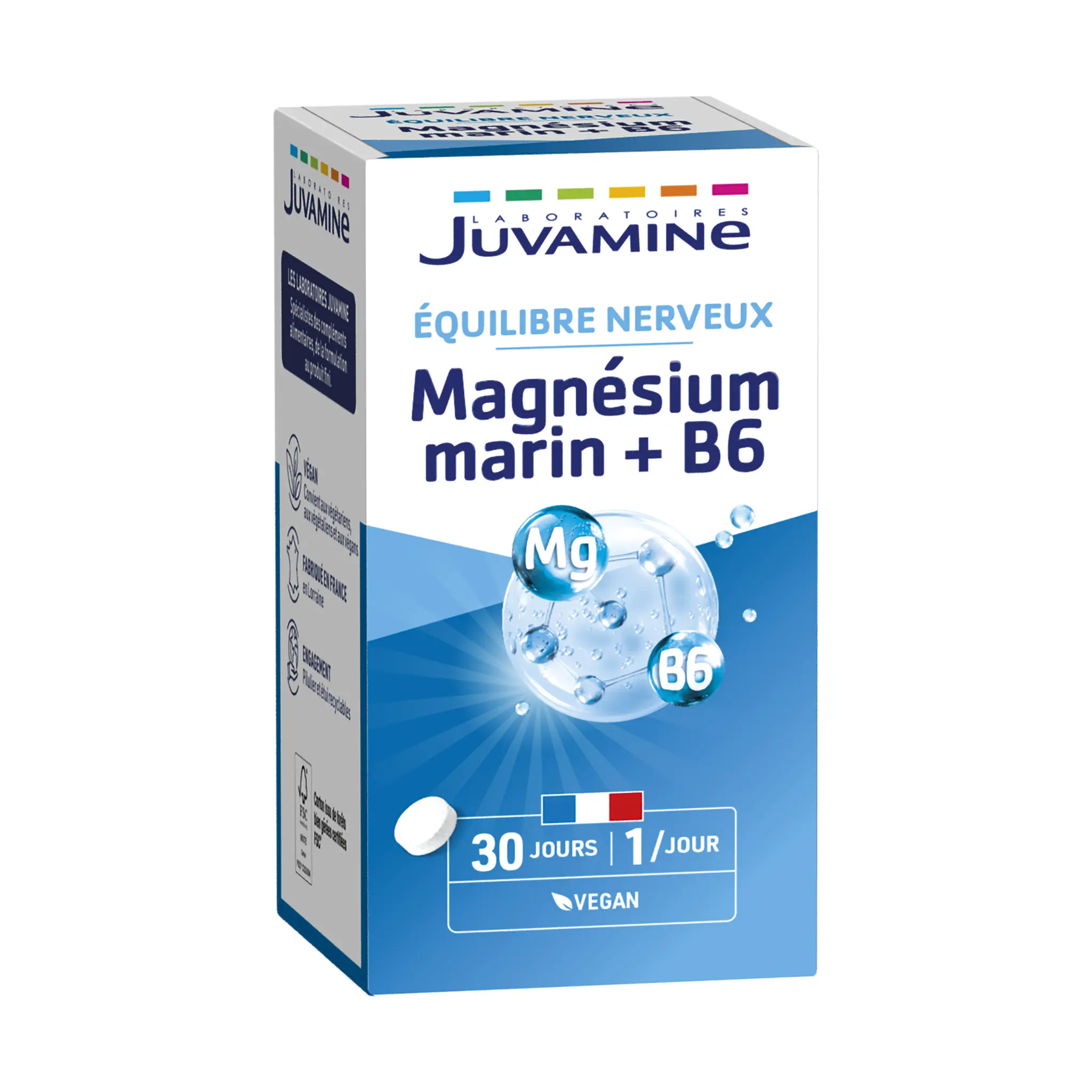 JUVAMINE Détente équilibre nerveux magnésium marin vitamine B6