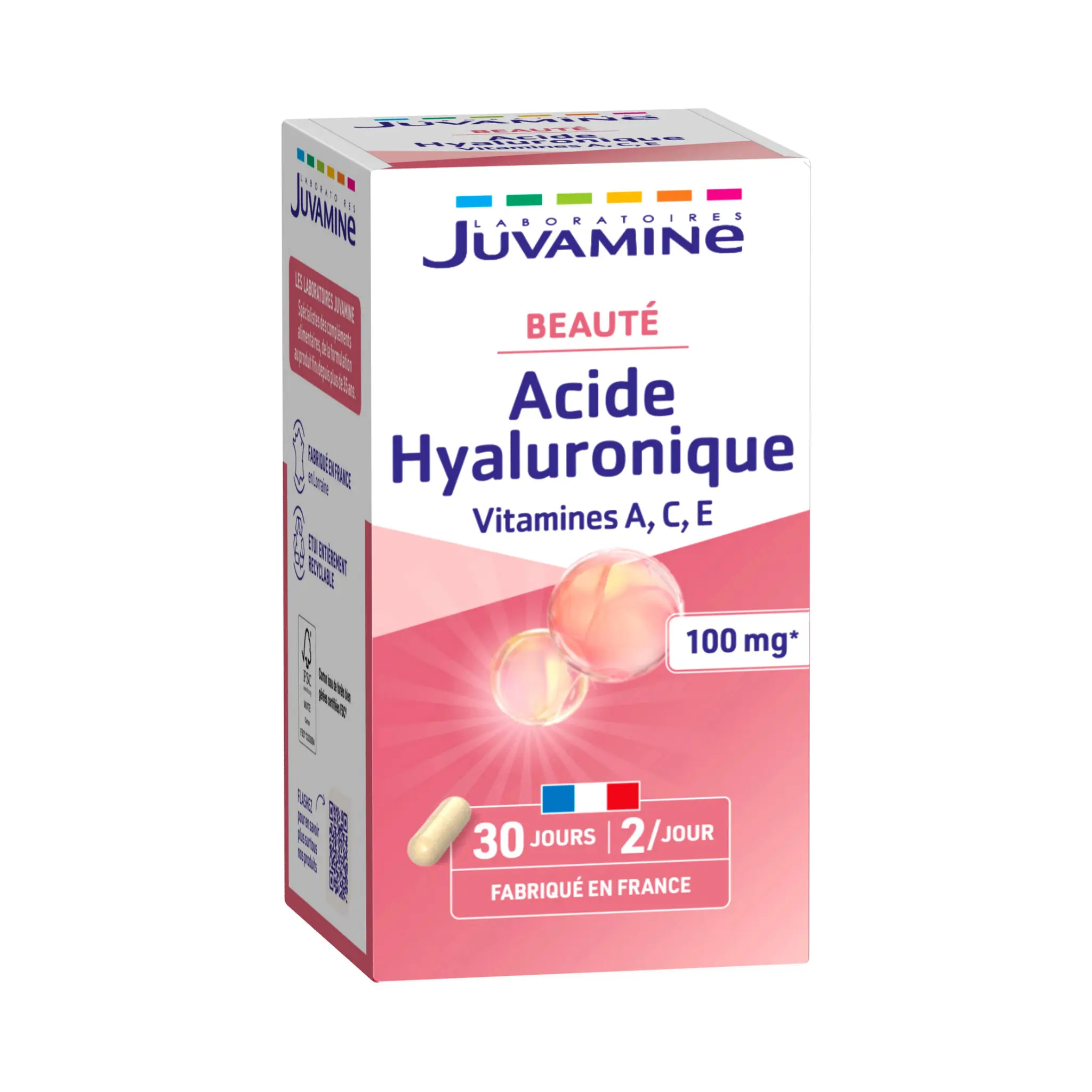 JUVAMINE Complément alimentaire acide hyaluronique en gélule