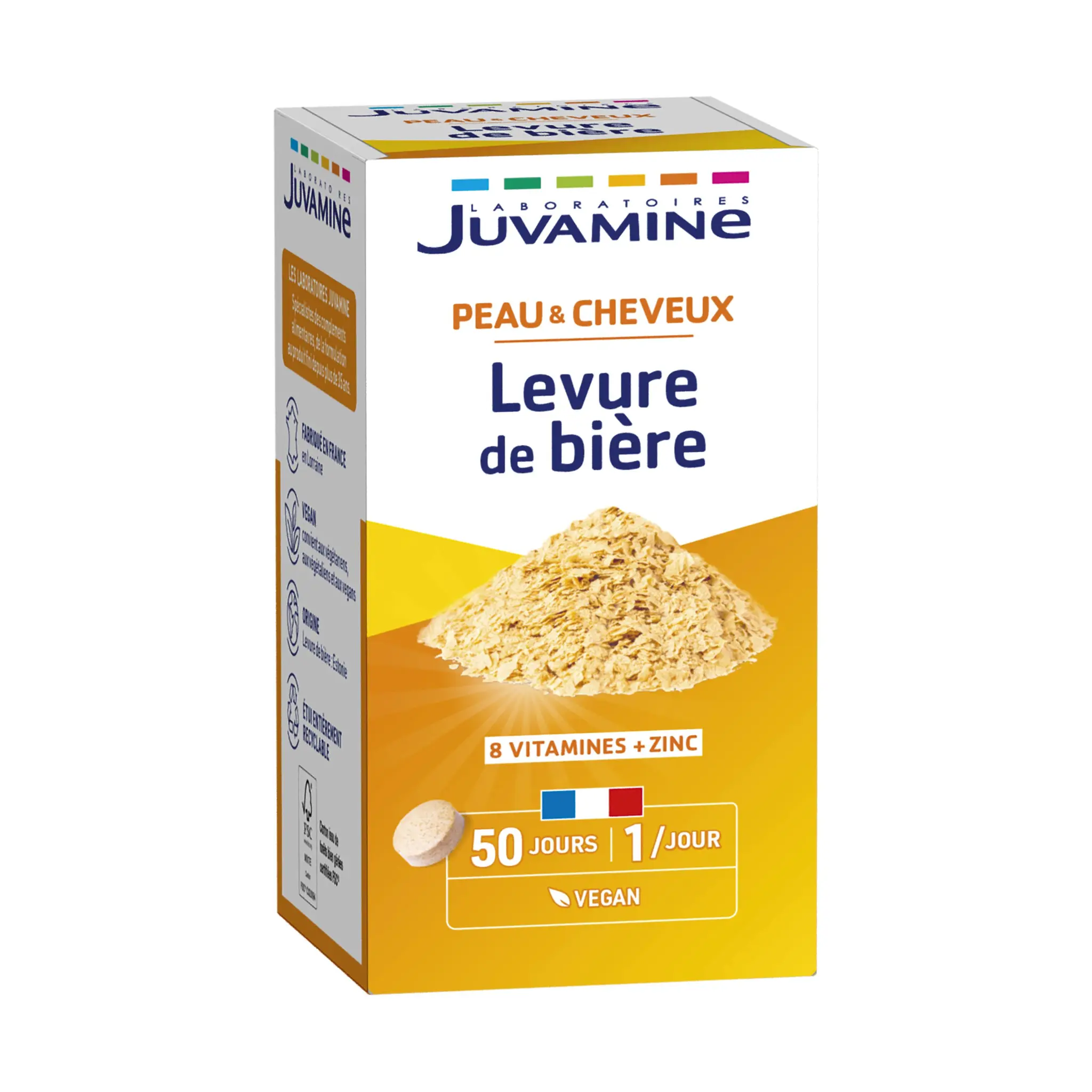 JUVAMINE Levure de bière peau et cheveux