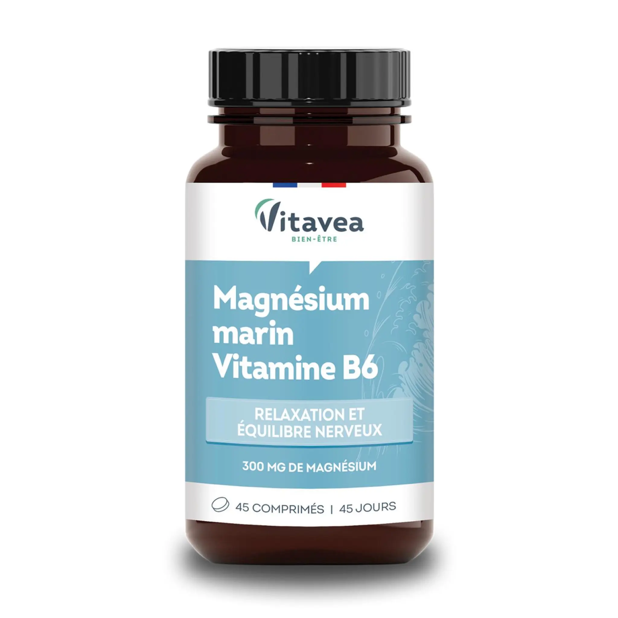 VITARMONYL Complément alimentaire Magnésium marin et Vitamine B6 relaxation et équilibre nerveux