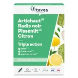 VITAVEA Ampoule artichaut radis noir pissenlit citron goût citron