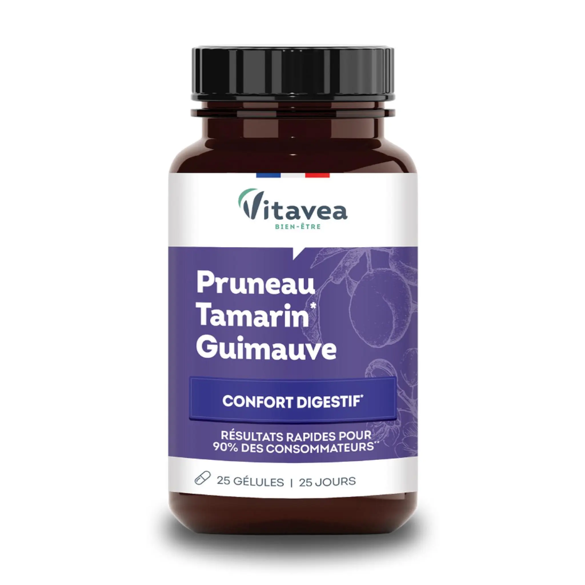 VITAVEA Complément alimentaire Pruneau Tamarin Guimauve confort digestif
