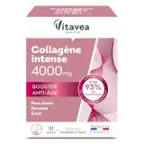 VITAVEA Collagène intense 4000 mg booster anti-âge arômes framboise et fraise