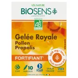 BIOSENS Ampoules gelée royales bio pollen propolis fortifiant
